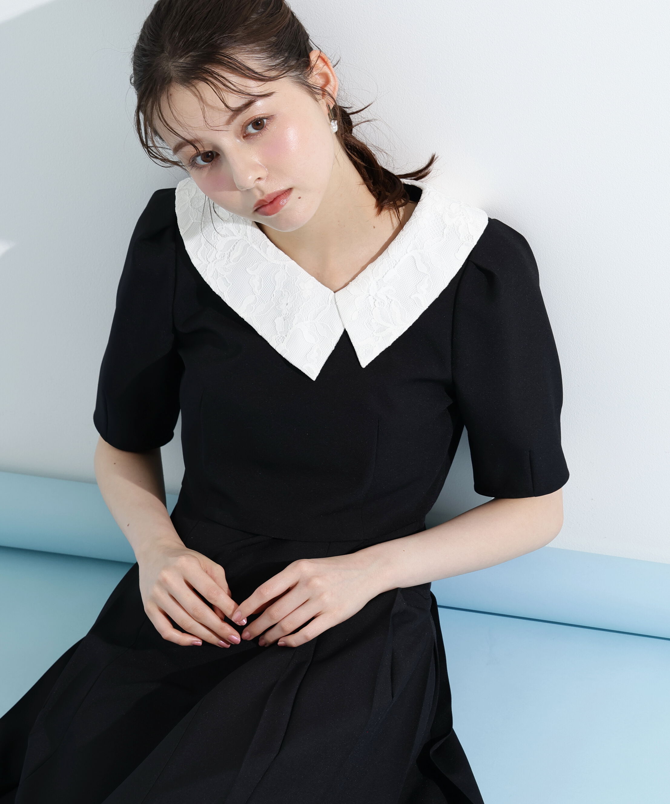  「アシメカラーワンピース」|ワンピース|