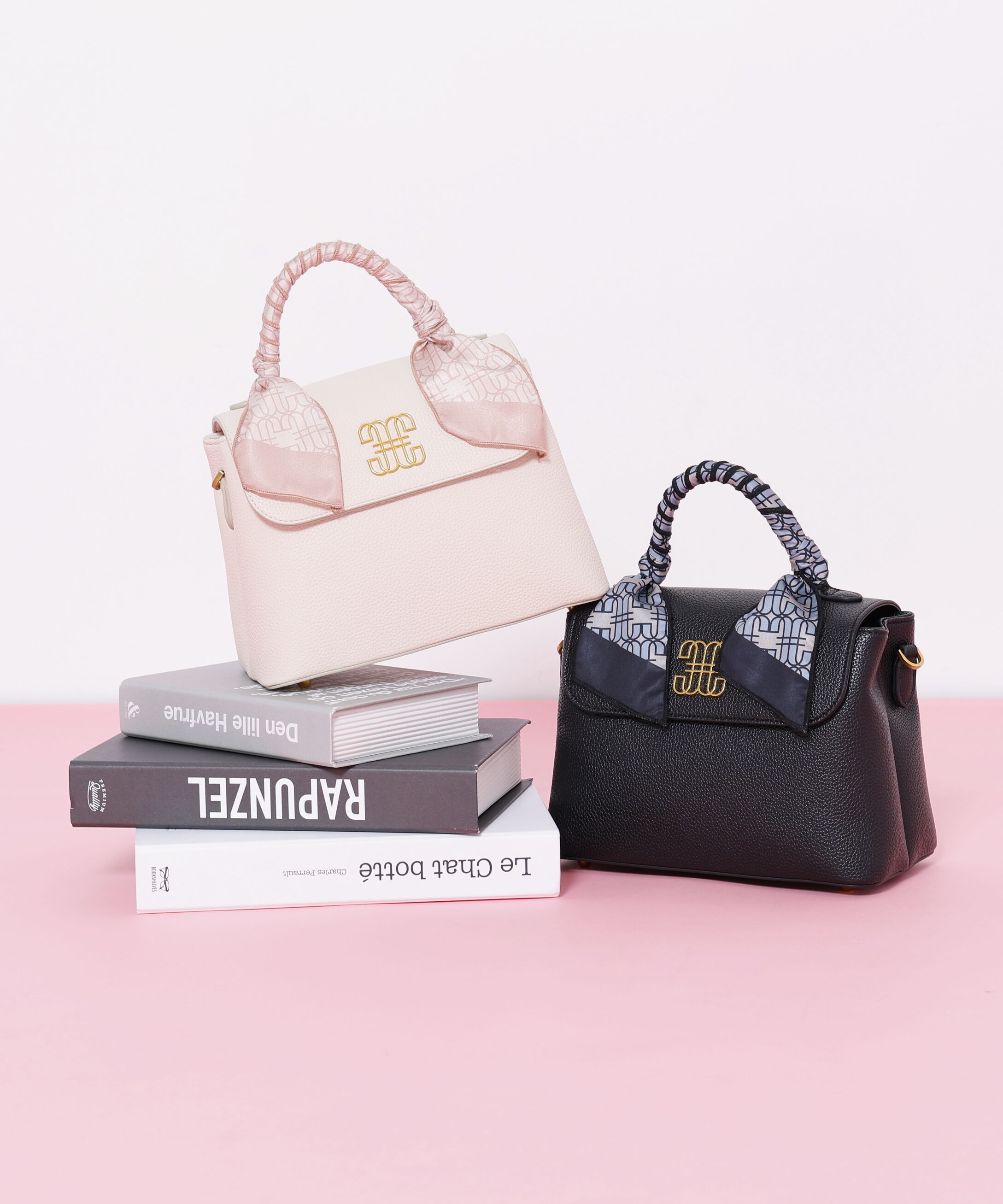  「Link J スカーフフラップバッグ」|その他|アイボリー