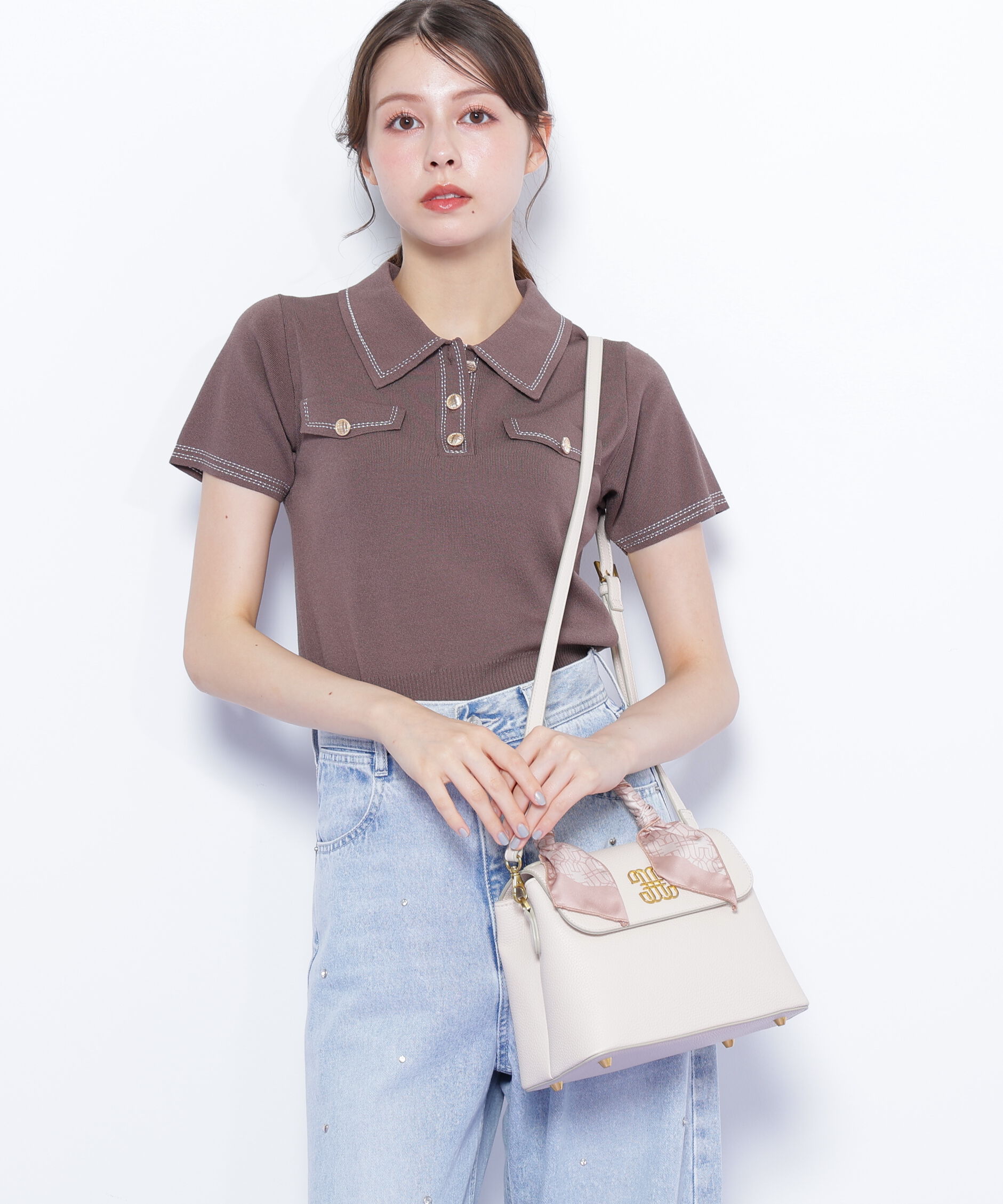  「Link J スカーフフラップバッグ」|その他|