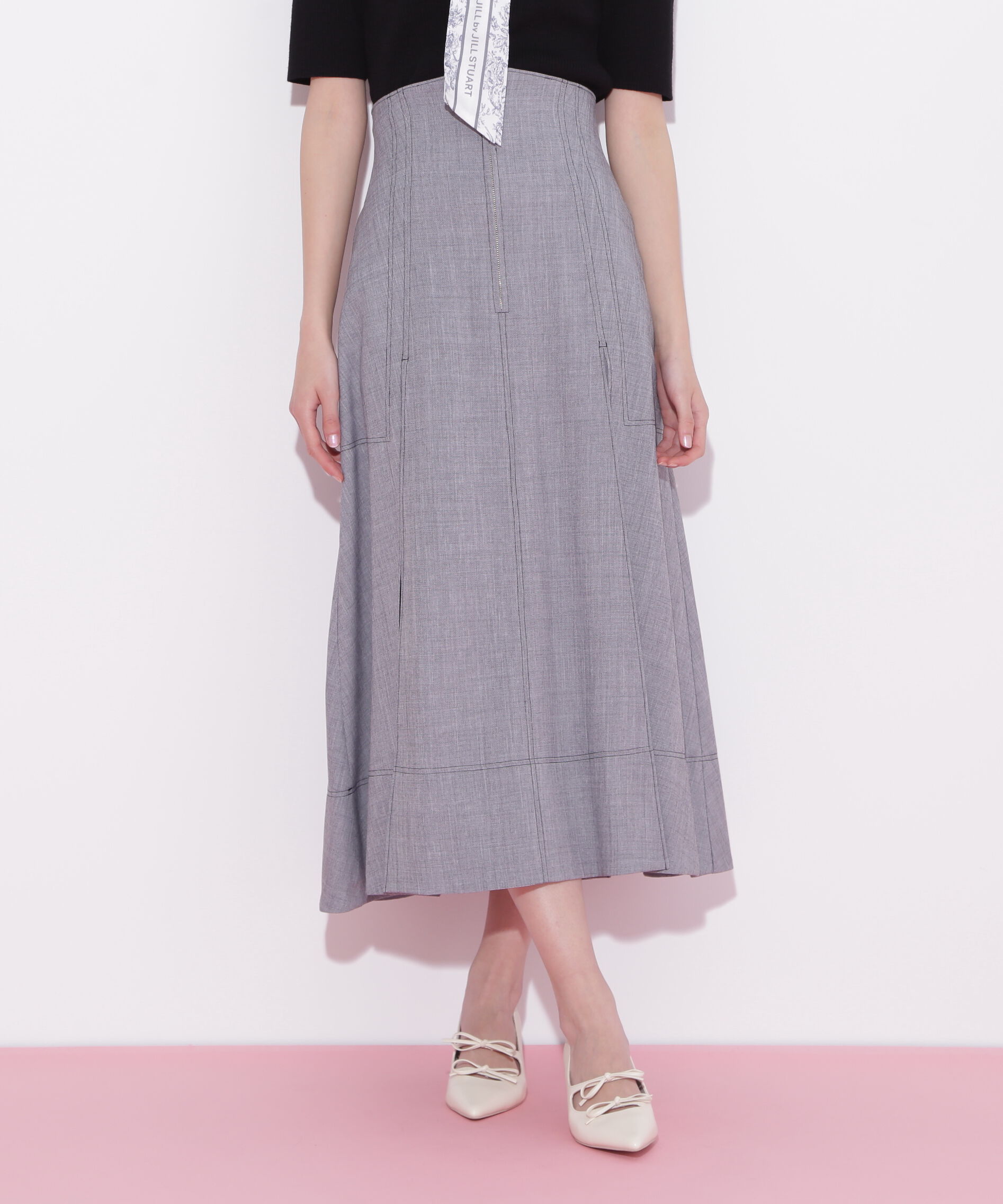  「フロントジップタックスカート」|スカート|グレーシャン