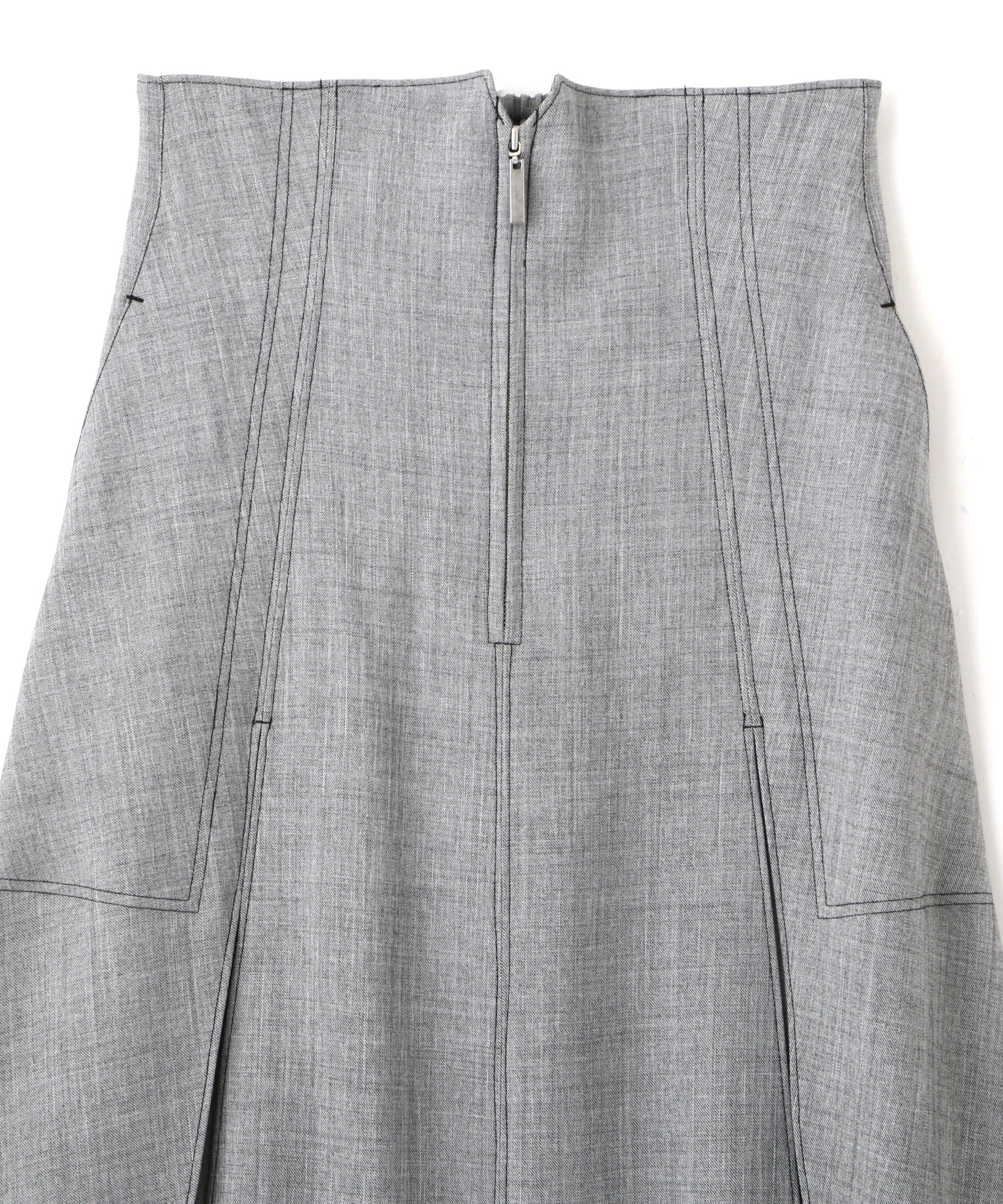  「フロントジップタックスカート」|スカート|