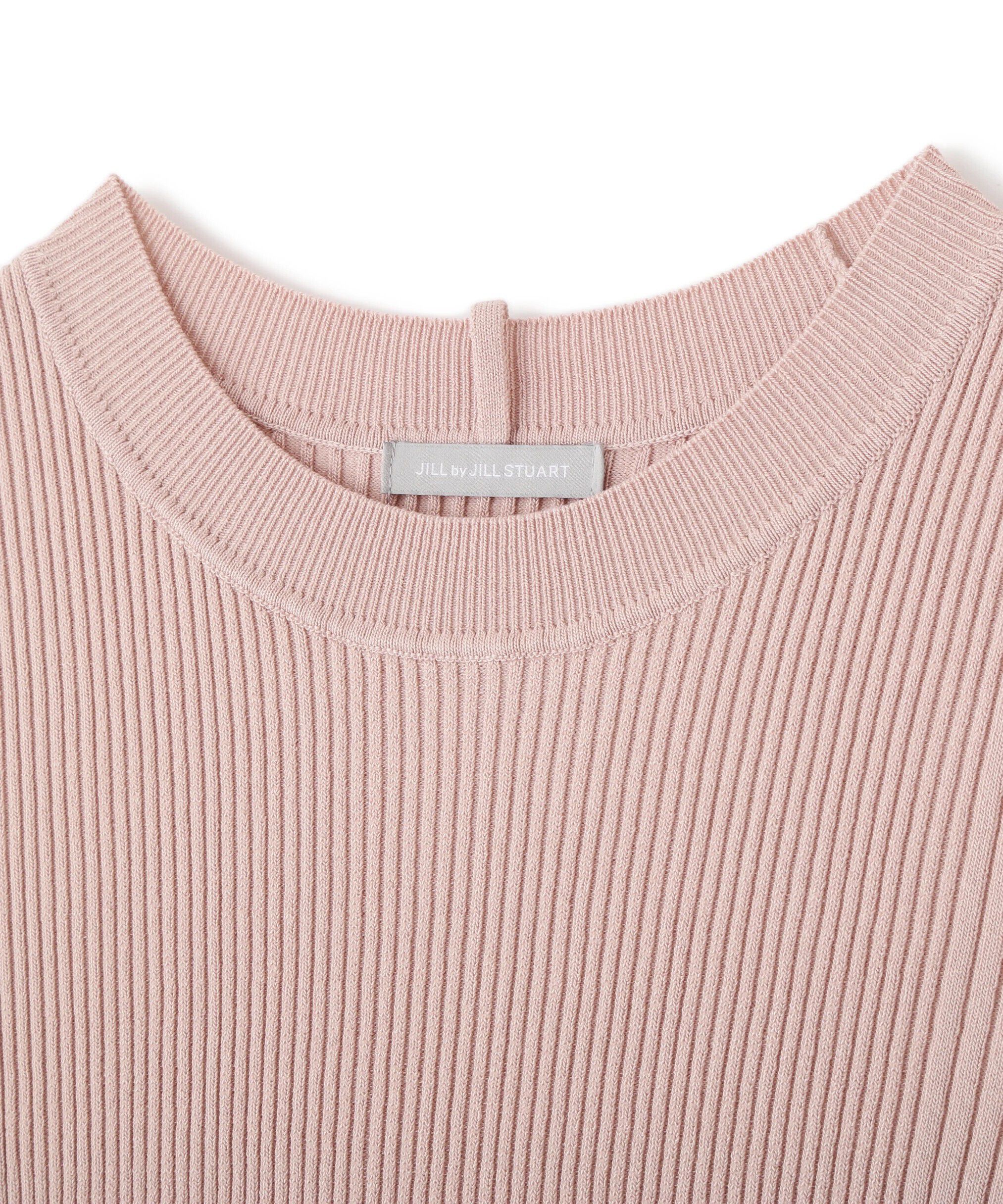  「レーススカーフ付ニットトップス」|ニット・セーター|