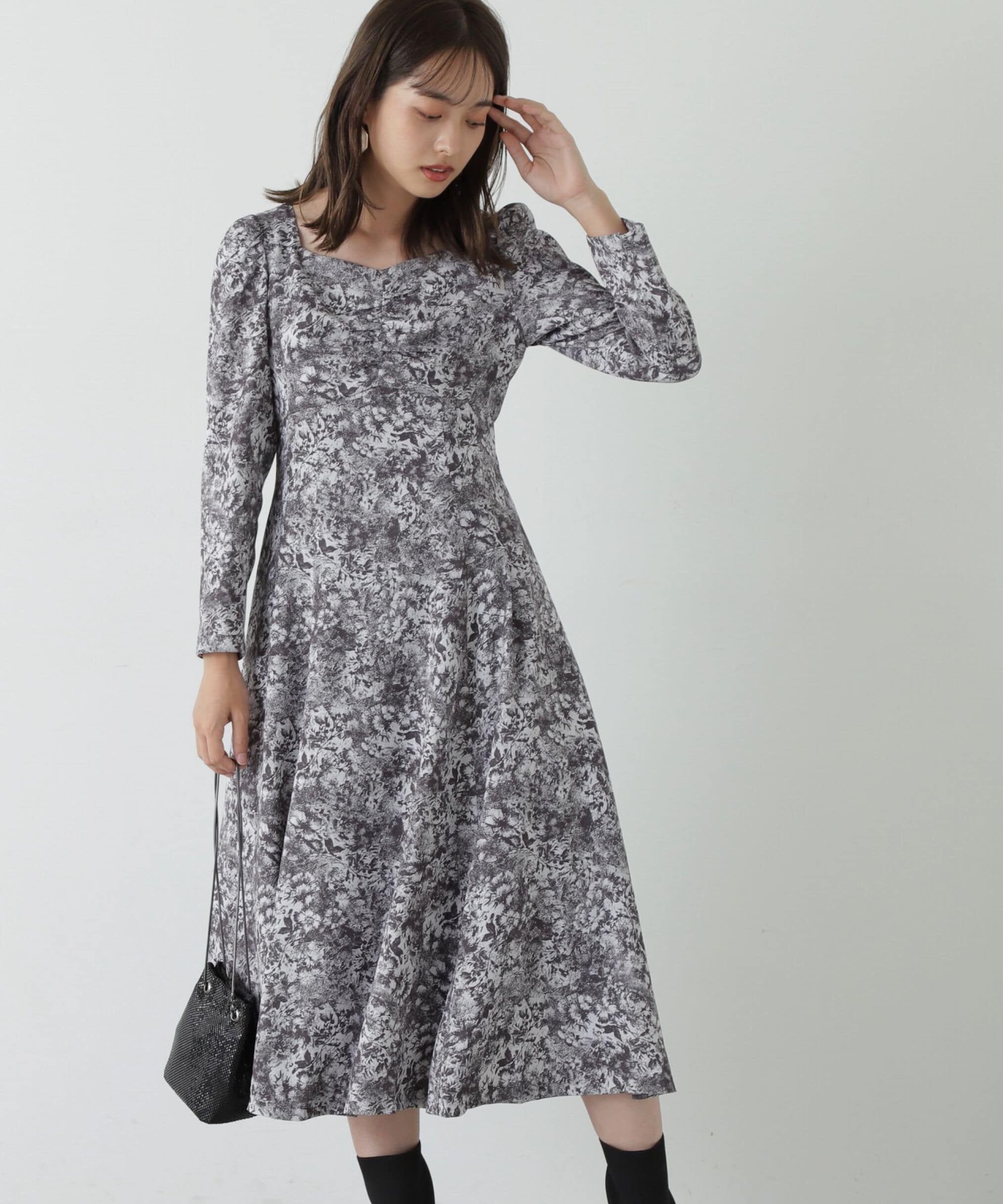 PROPORTION BODY DRESSING「フロントギャザーマーメイドワンピース」|ワンピース|