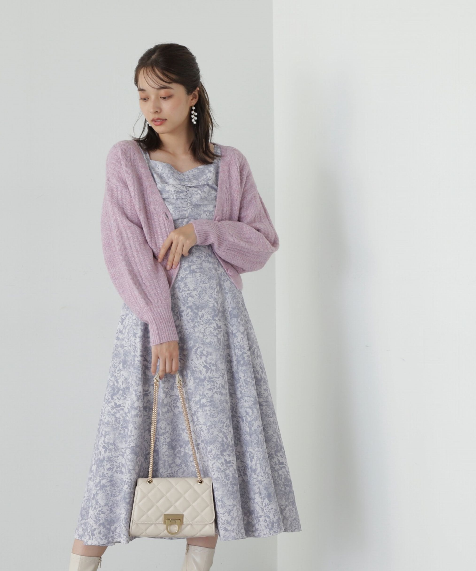 PROPORTION BODY DRESSING「フロントギャザーマーメイドワンピース」|ワンピース|