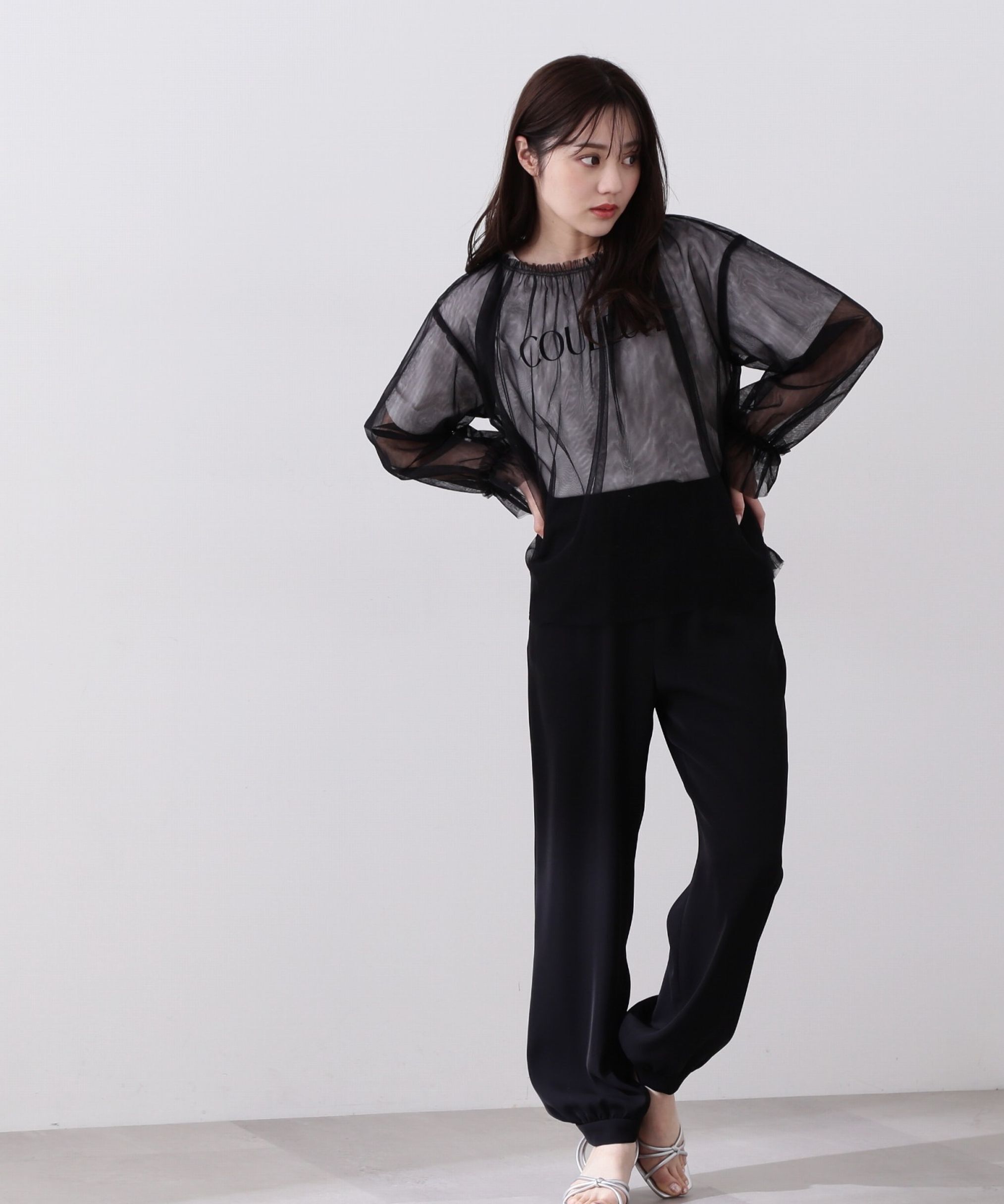 PROPORTION BODY DRESSING「シアーチュールブラウス」|シャツ・ブラウス|