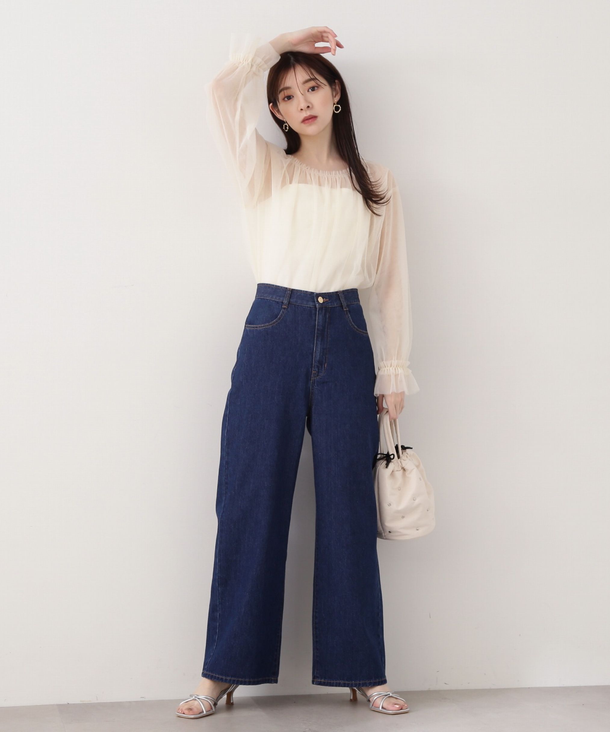 PROPORTION BODY DRESSING「シアーチュールブラウス」|シャツ・ブラウス|