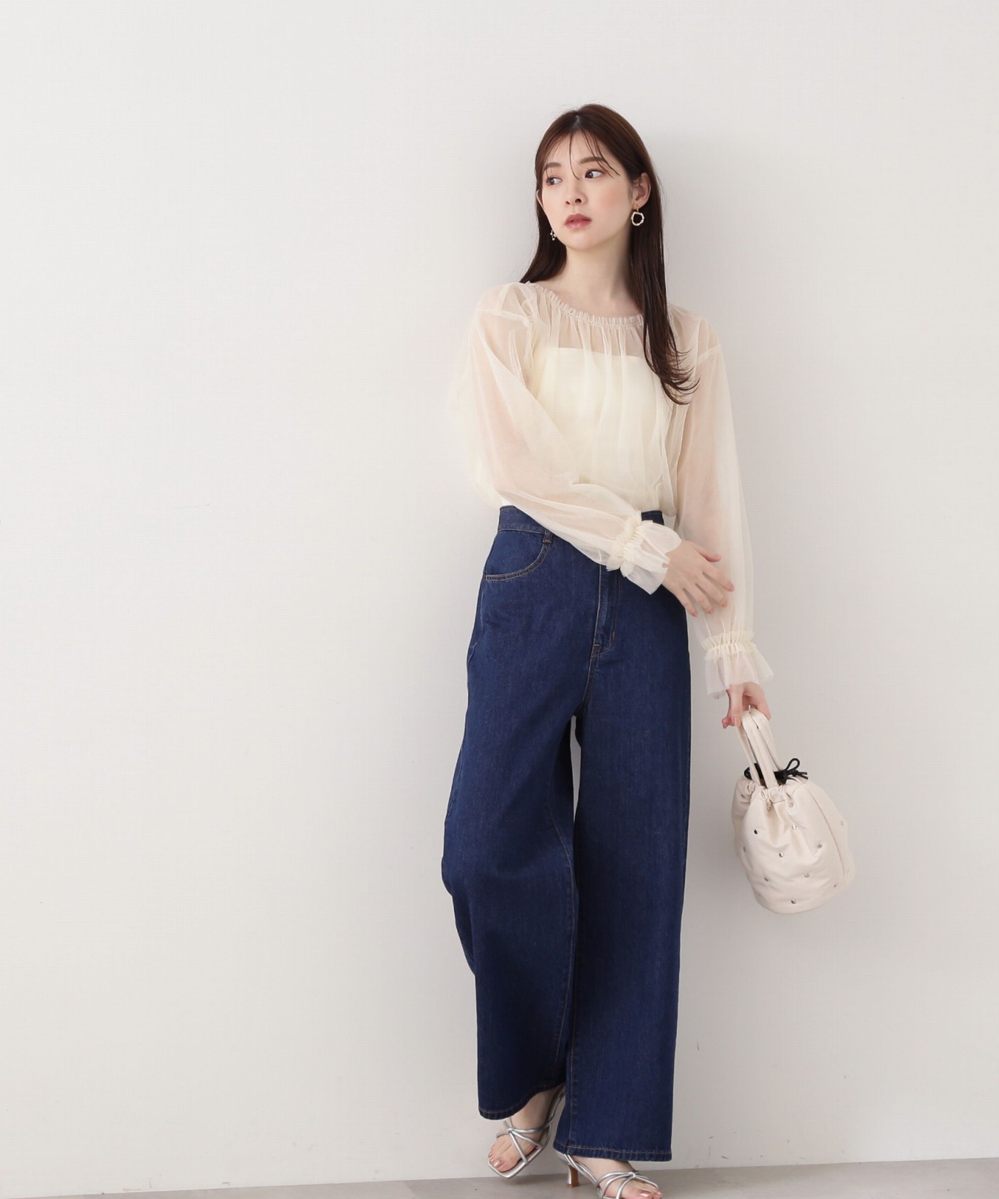 PROPORTION BODY DRESSING「シアーチュールブラウス」|シャツ・ブラウス|