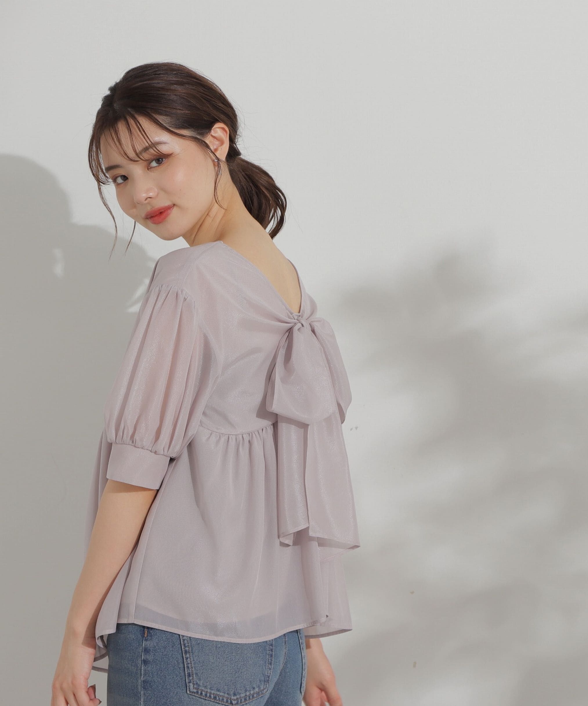 PROPORTION BODY DRESSING「前後2wayドロップブラウス」|シャツ・ブラウス|