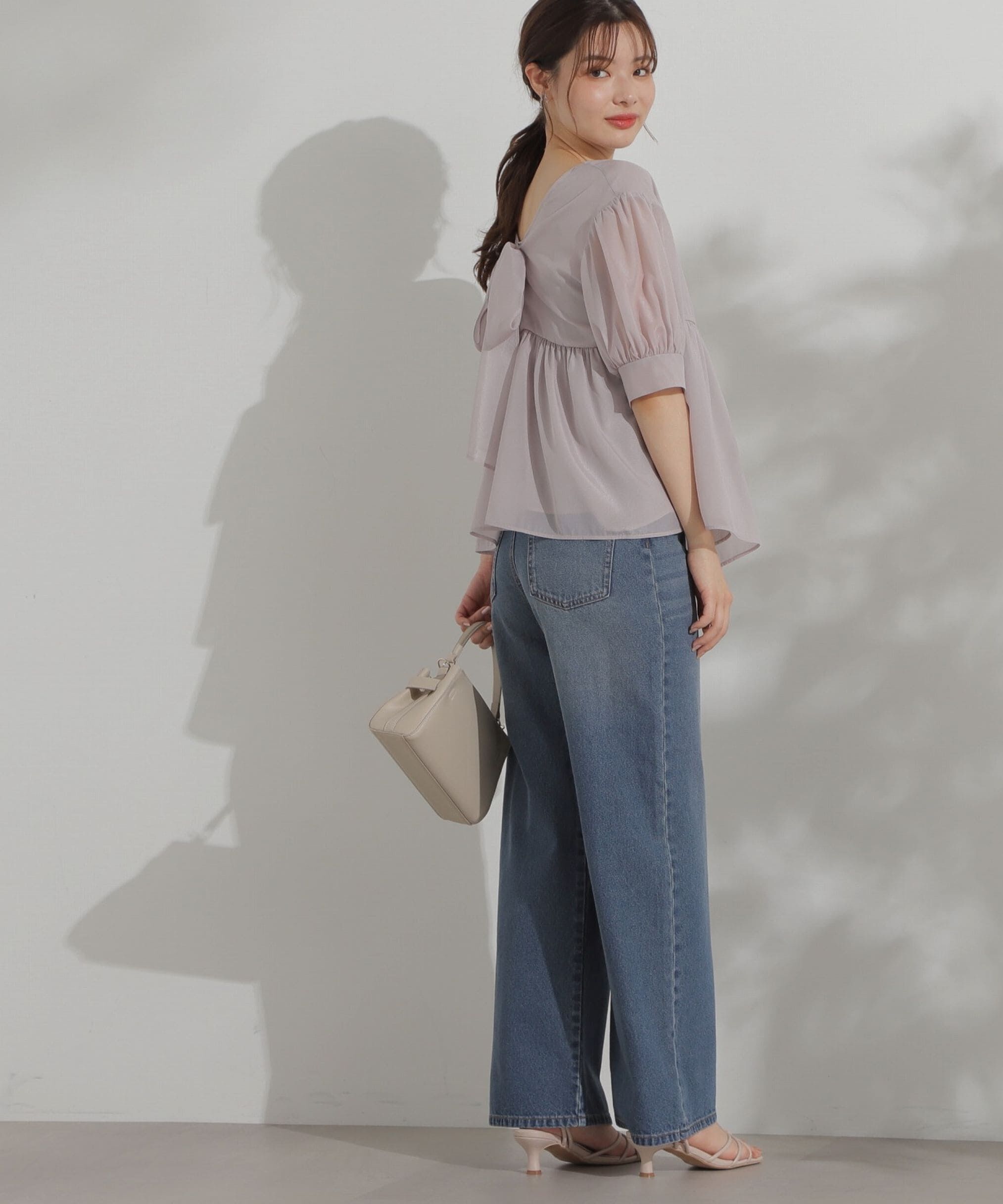 PROPORTION BODY DRESSING「前後2wayドロップブラウス」|シャツ・ブラウス|