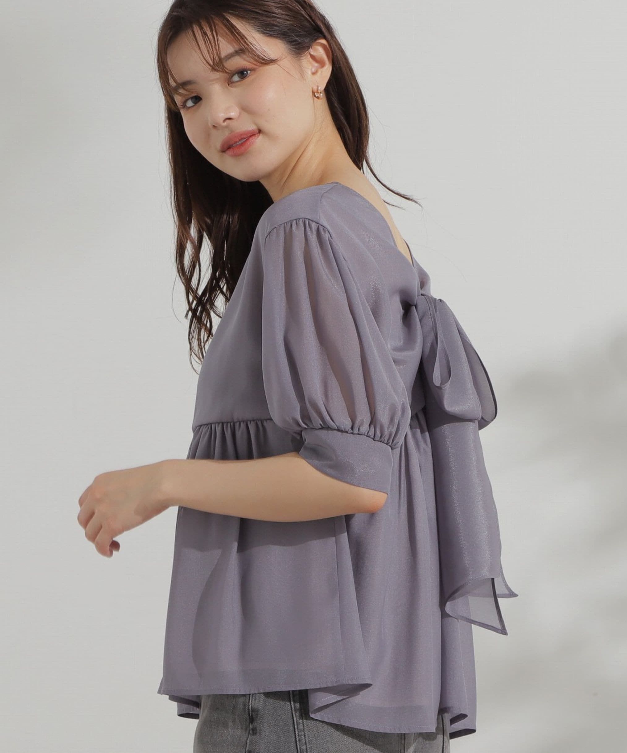 PROPORTION BODY DRESSING「前後2wayドロップブラウス」|シャツ・ブラウス|