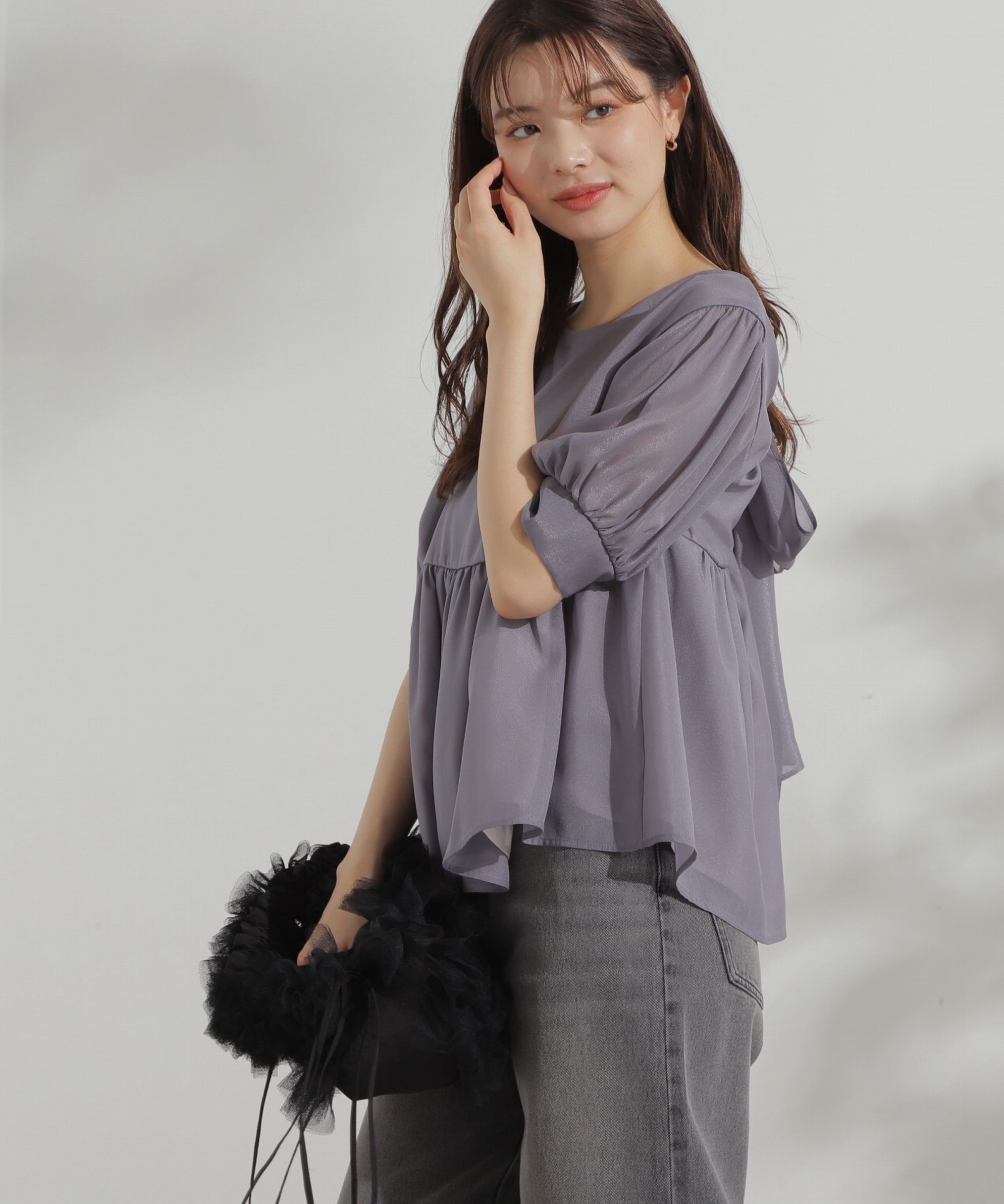 PROPORTION BODY DRESSING「前後2wayドロップブラウス」|シャツ・ブラウス|