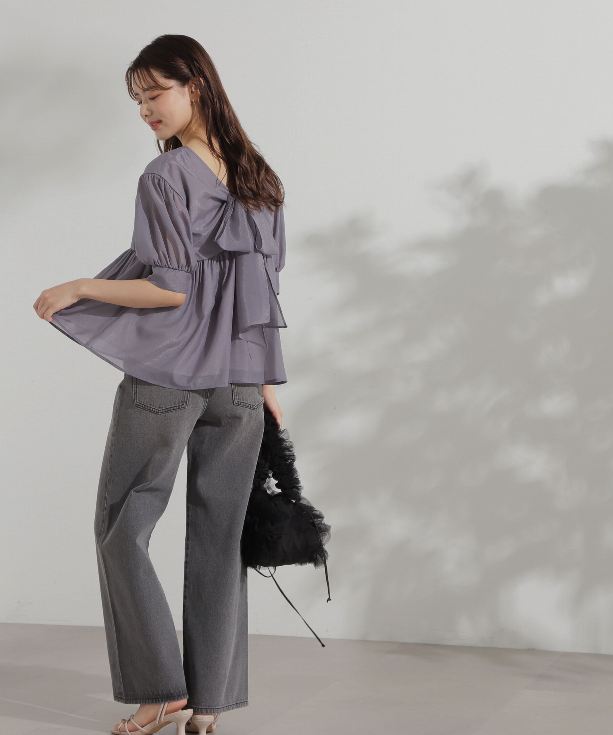 PROPORTION BODY DRESSING「前後2wayドロップブラウス」|シャツ・ブラウス|