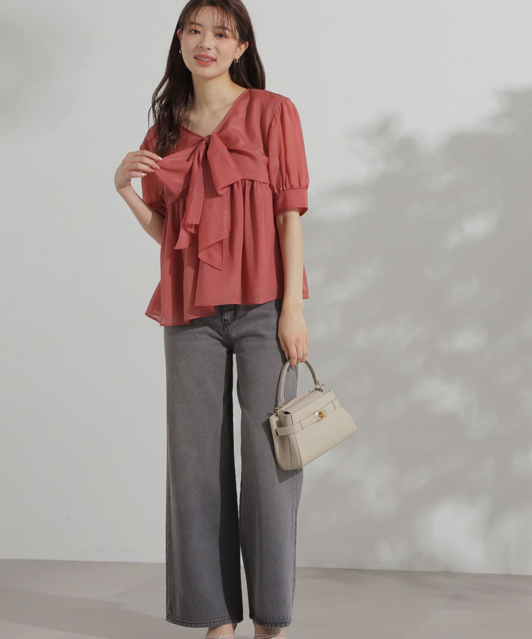 PROPORTION BODY DRESSING「前後2wayドロップブラウス」|シャツ・ブラウス|