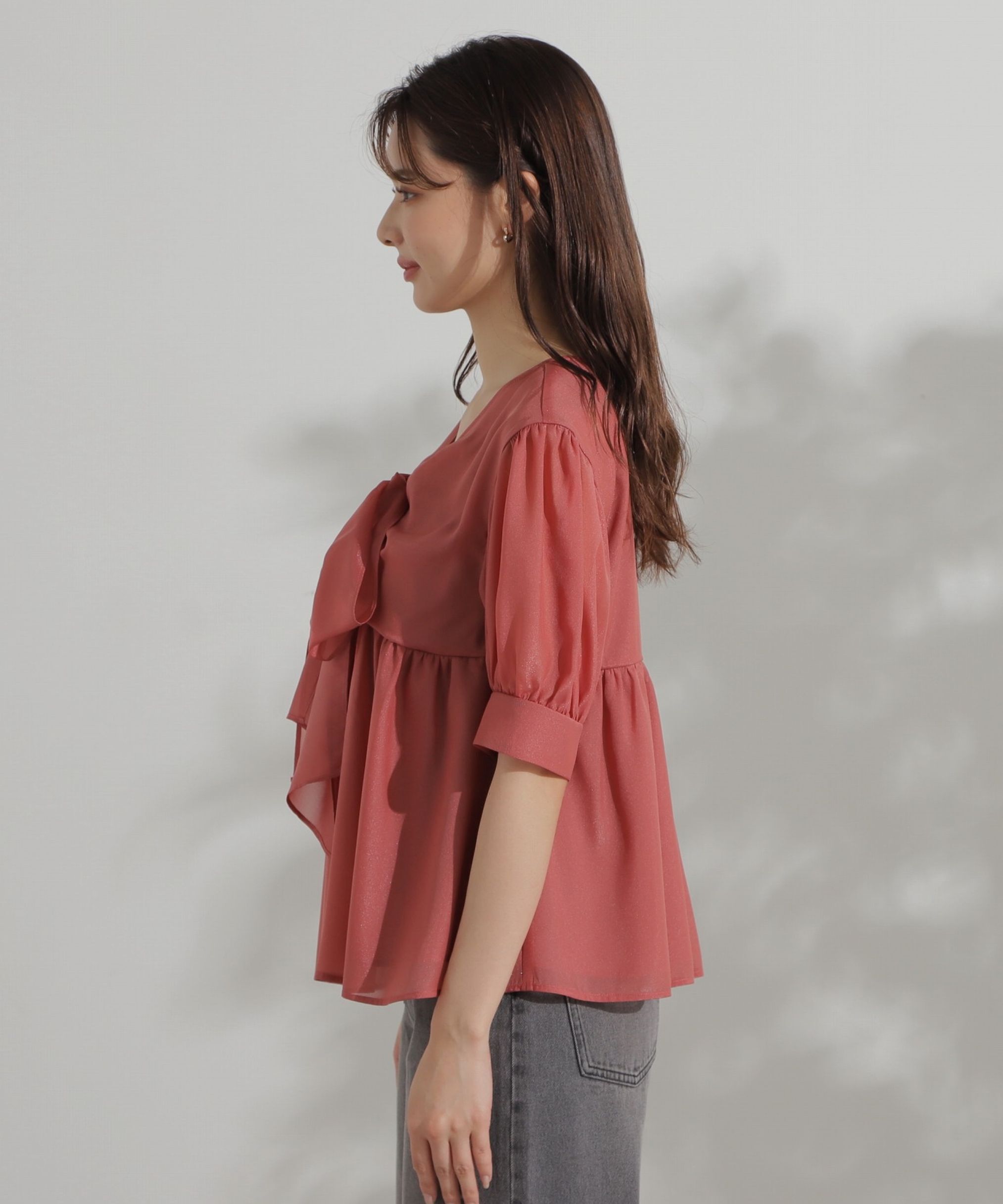 PROPORTION BODY DRESSING「前後2wayドロップブラウス」|シャツ・ブラウス|