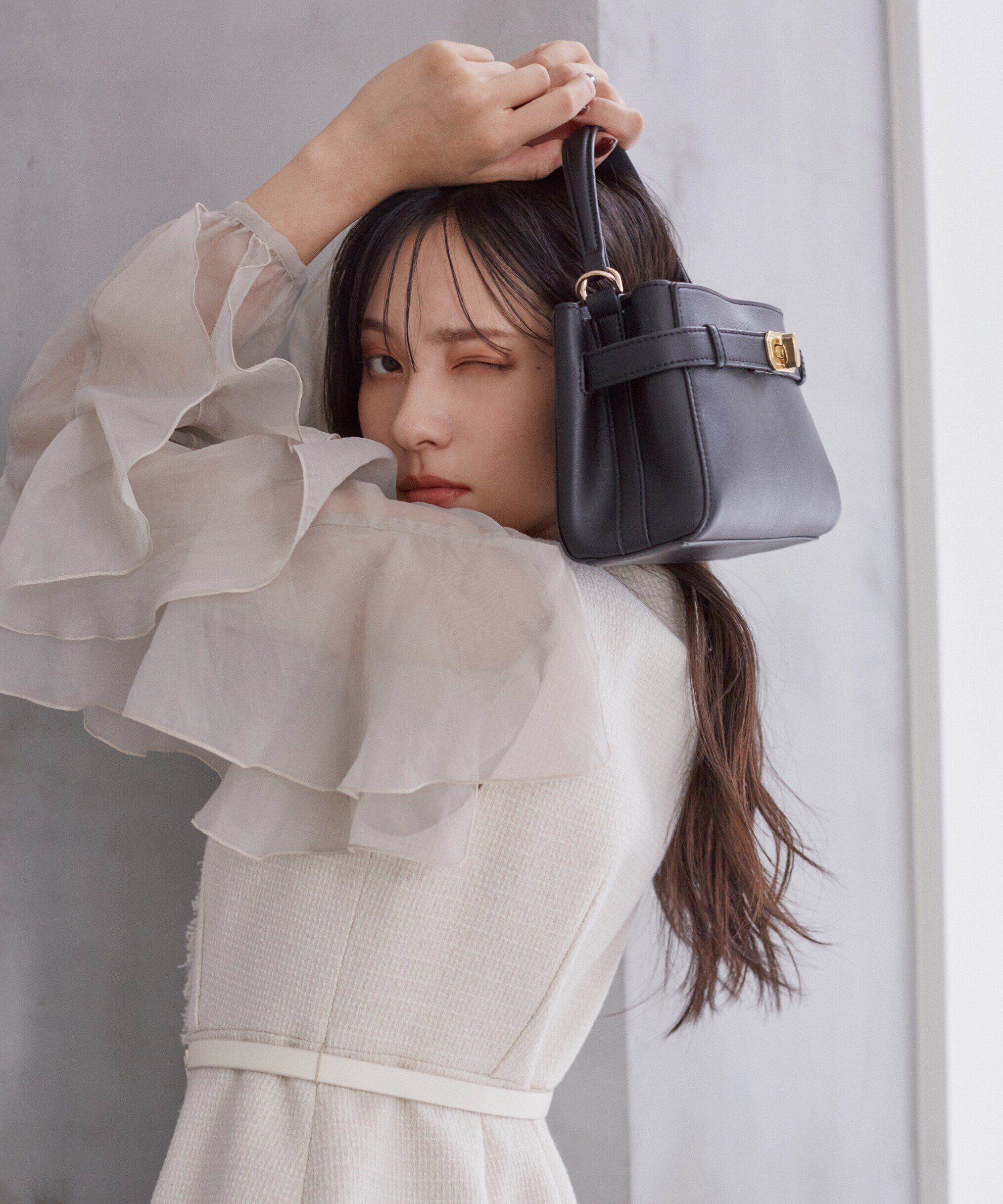 PROPORTION BODY DRESSING「ベルト付きペプラムツイードジレ24AW」|その他|