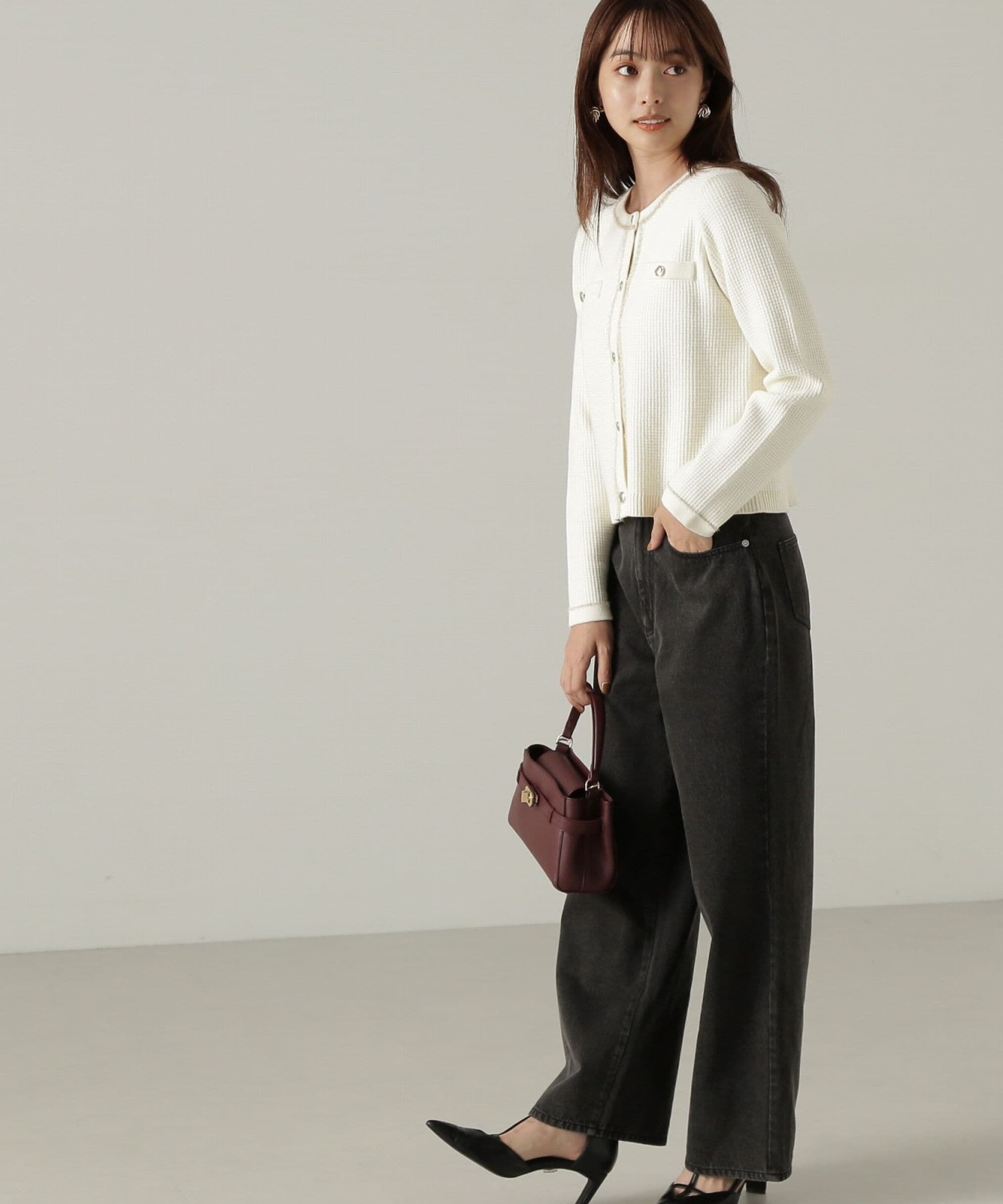 PROPORTION BODY DRESSING「ワイドストレートデニムパンツ　24AW」|その他|