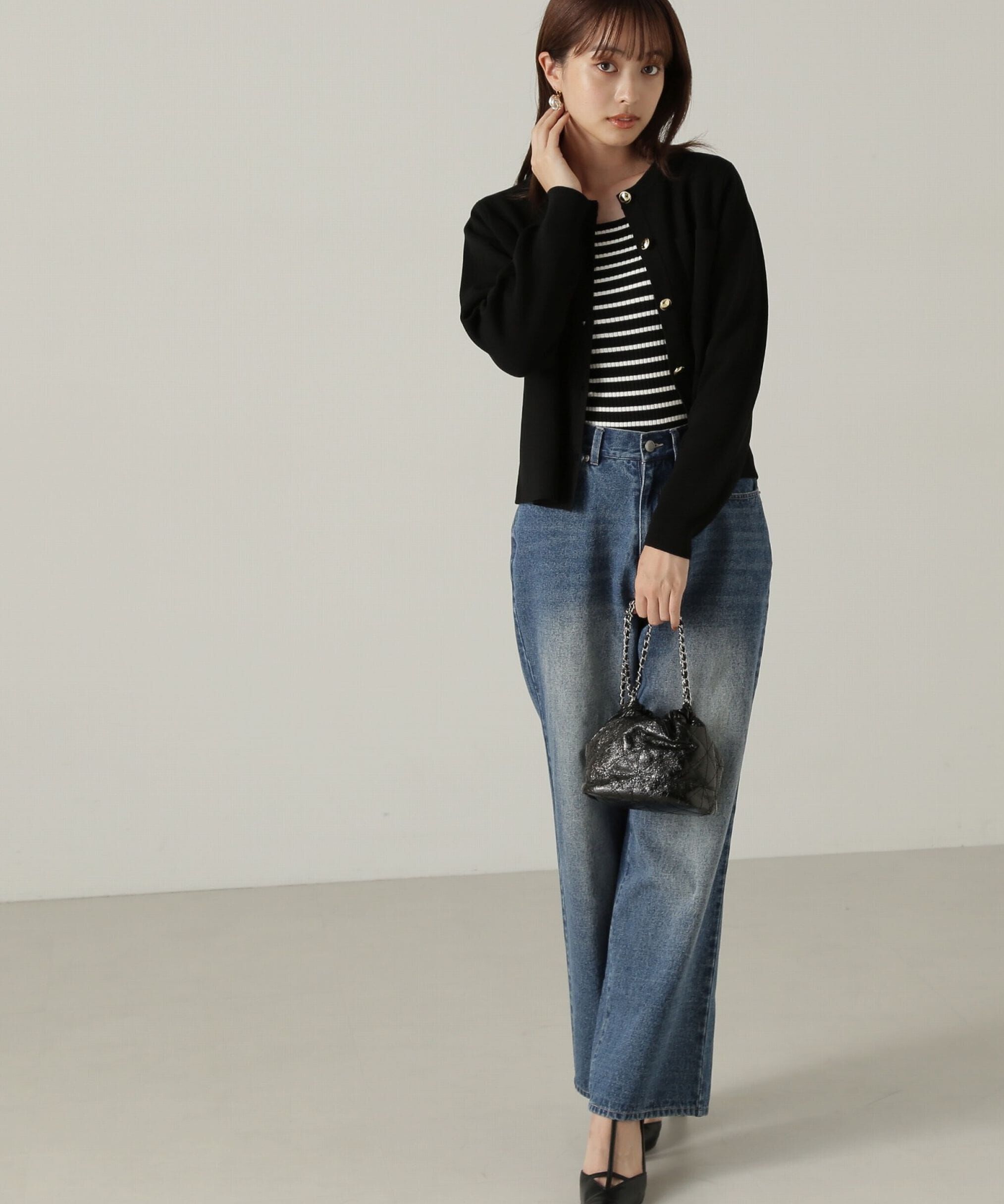 PROPORTION BODY DRESSING「ワイドストレートデニムパンツ　24AW」|その他|