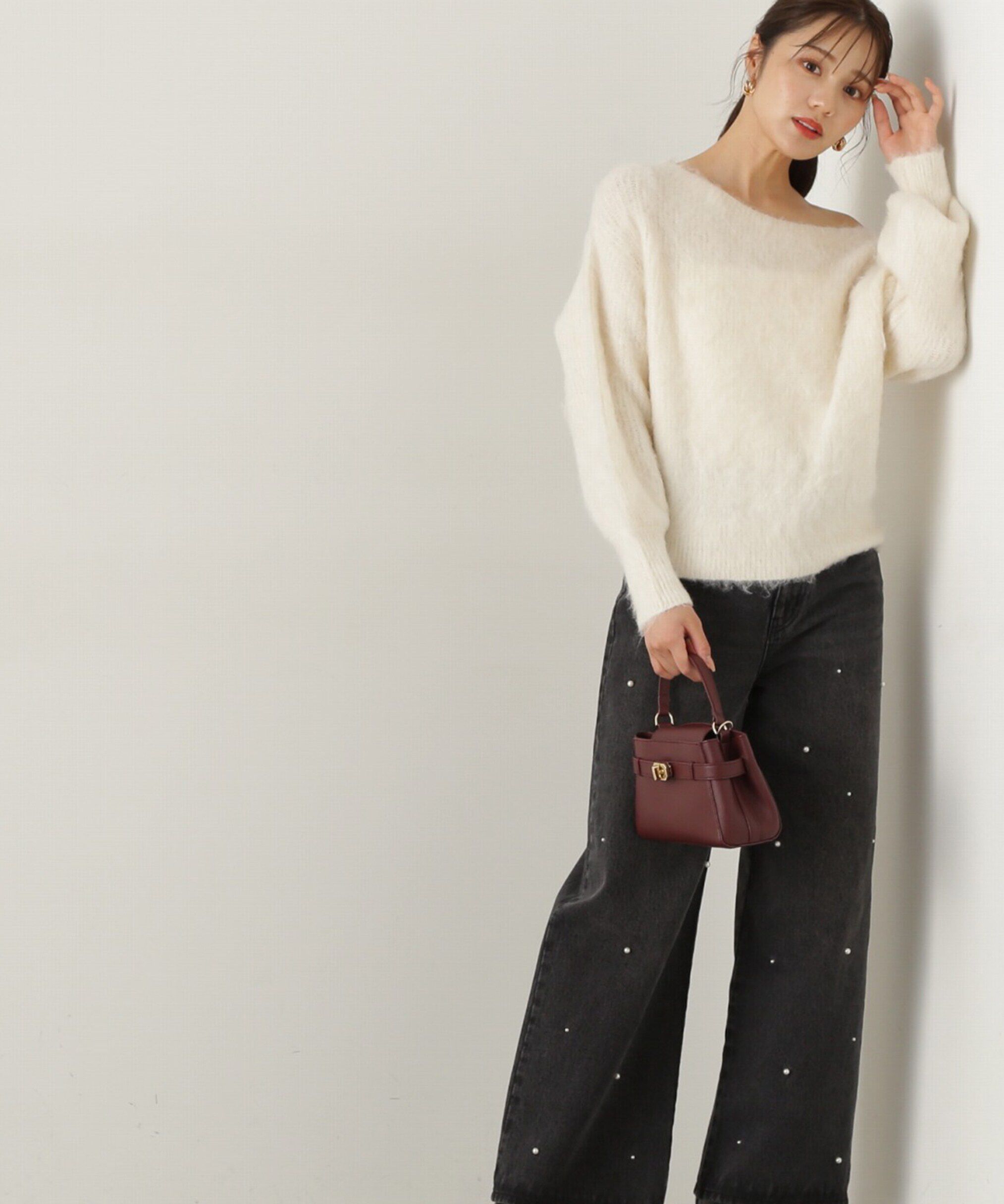 PROPORTION BODY DRESSING「ビジューデニムパンツ　24AW」|その他|