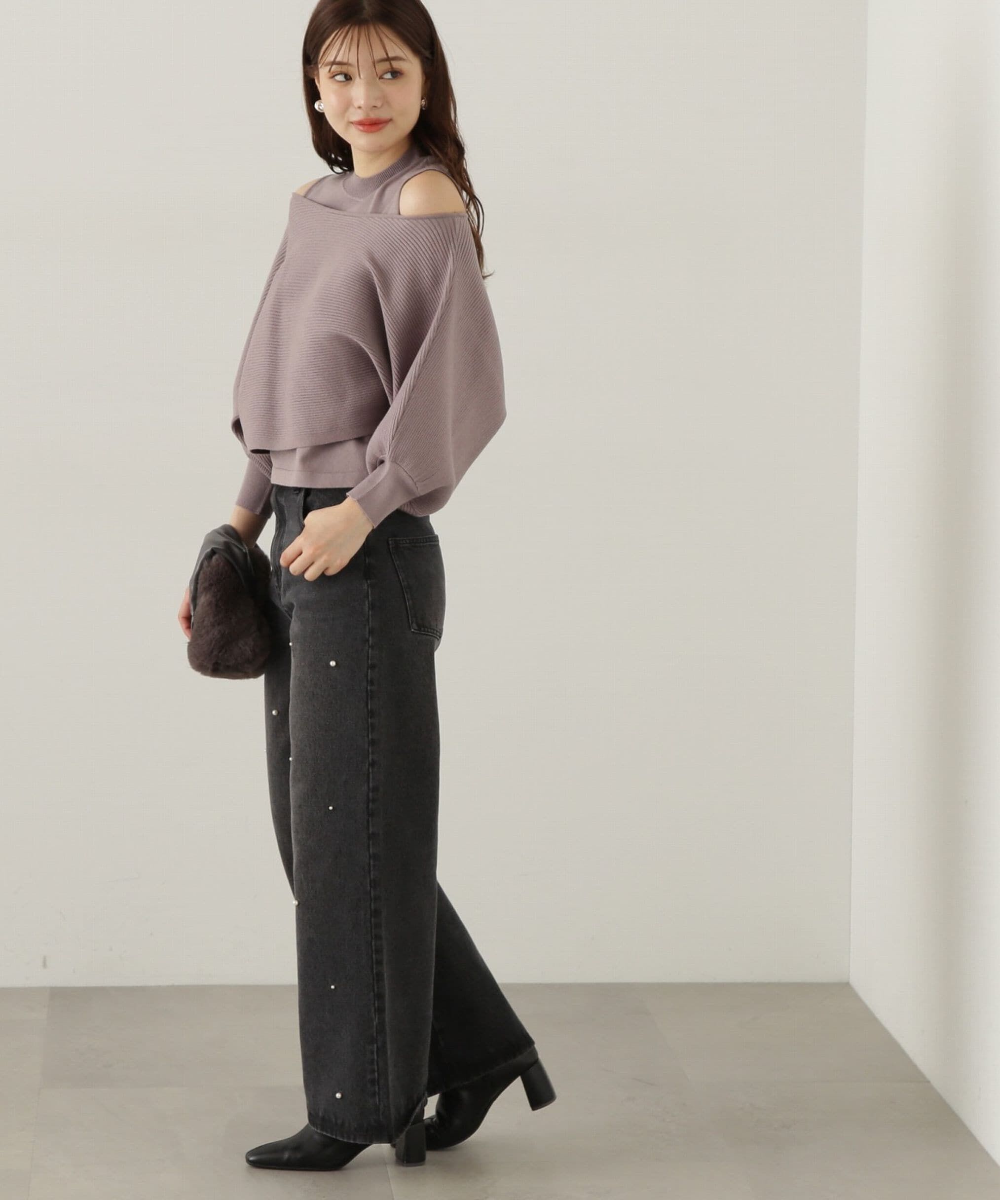 PROPORTION BODY DRESSING「ビジューデニムパンツ　24AW」|その他|