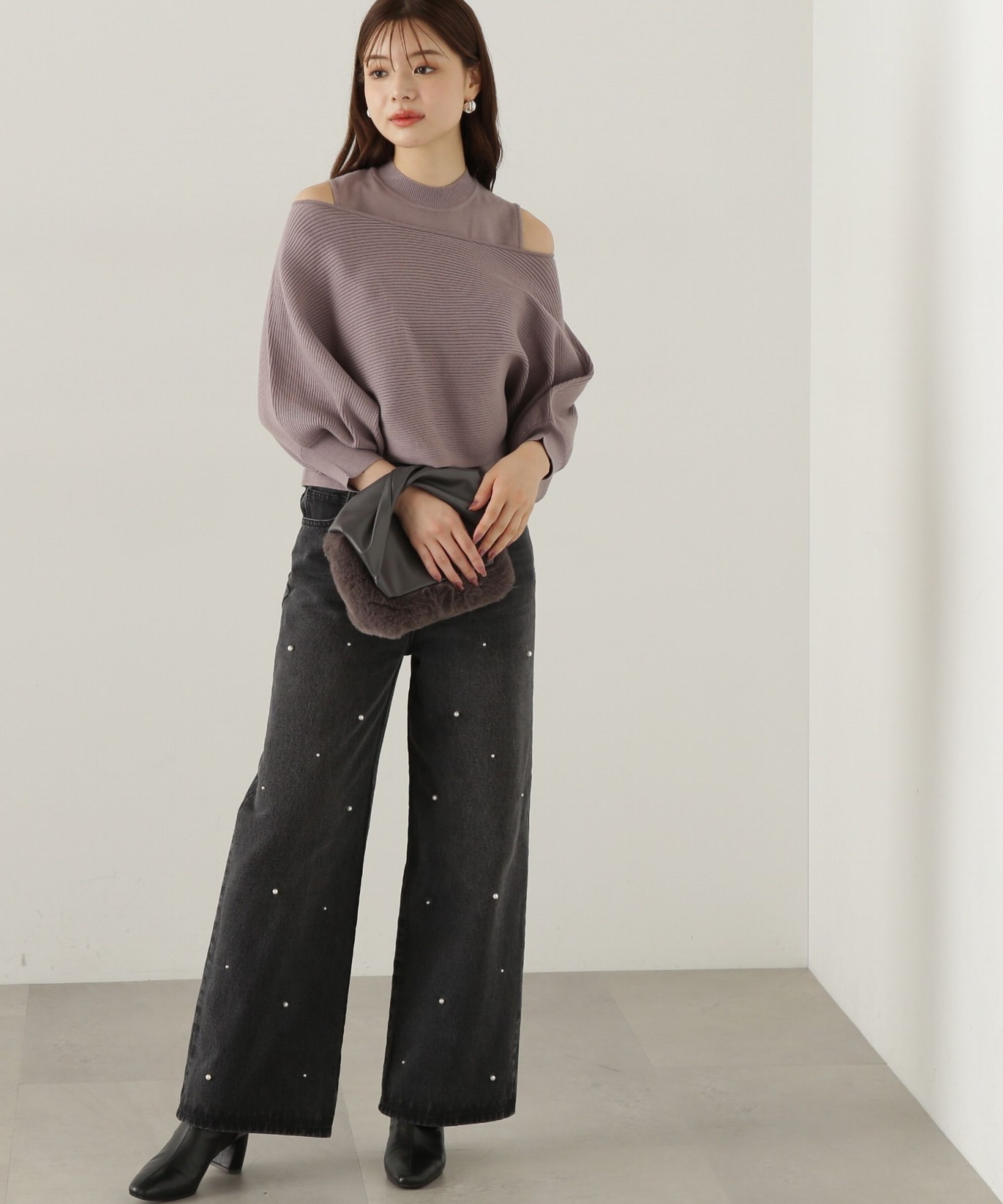 PROPORTION BODY DRESSING「ビジューデニムパンツ　24AW」|その他|