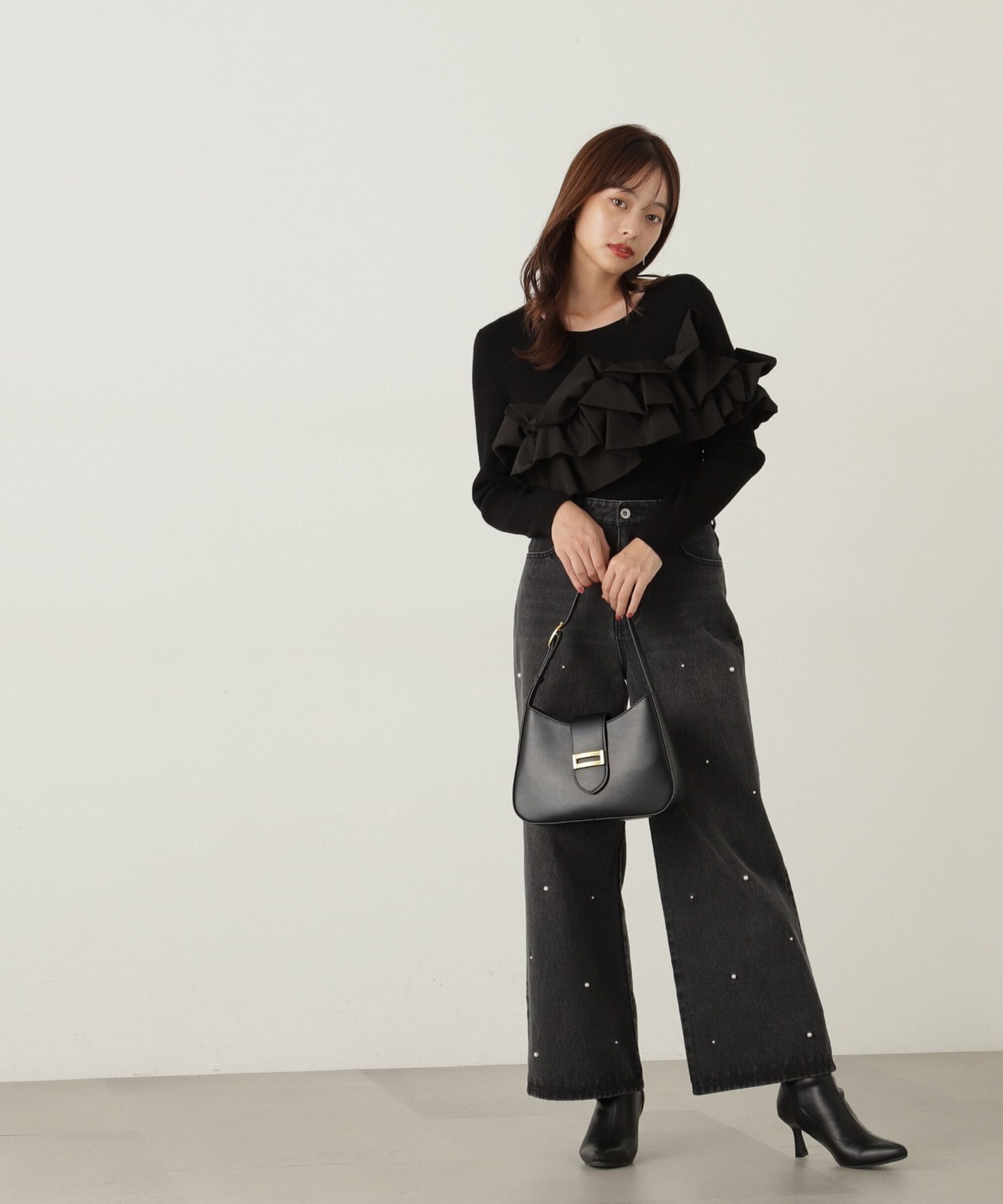 PROPORTION BODY DRESSING「ビジューデニムパンツ　24AW」|その他|