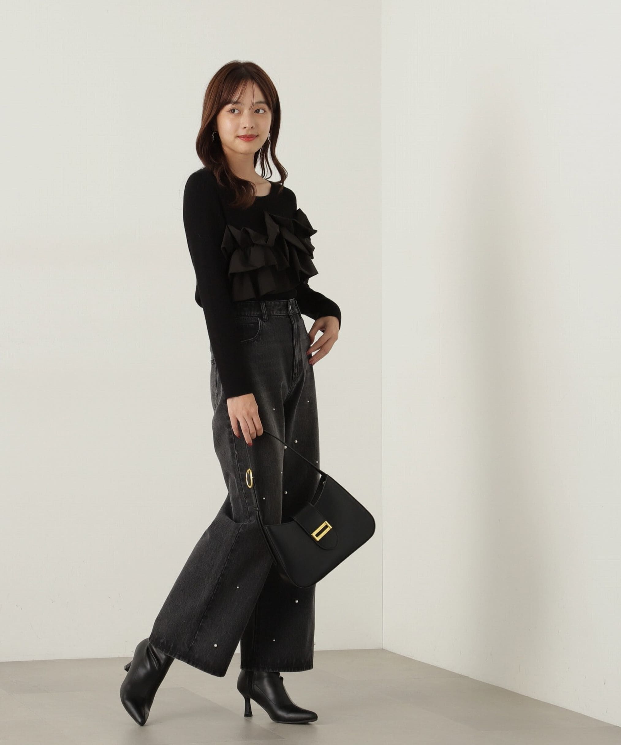 PROPORTION BODY DRESSING「ビジューデニムパンツ　24AW」|その他|
