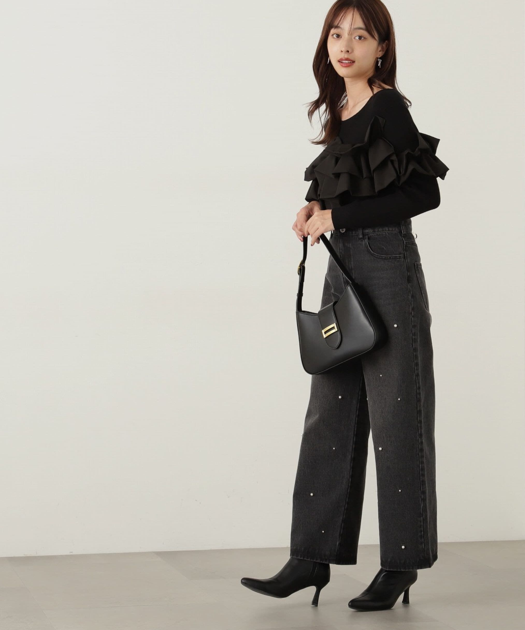 PROPORTION BODY DRESSING「ビジューデニムパンツ　24AW」|その他|