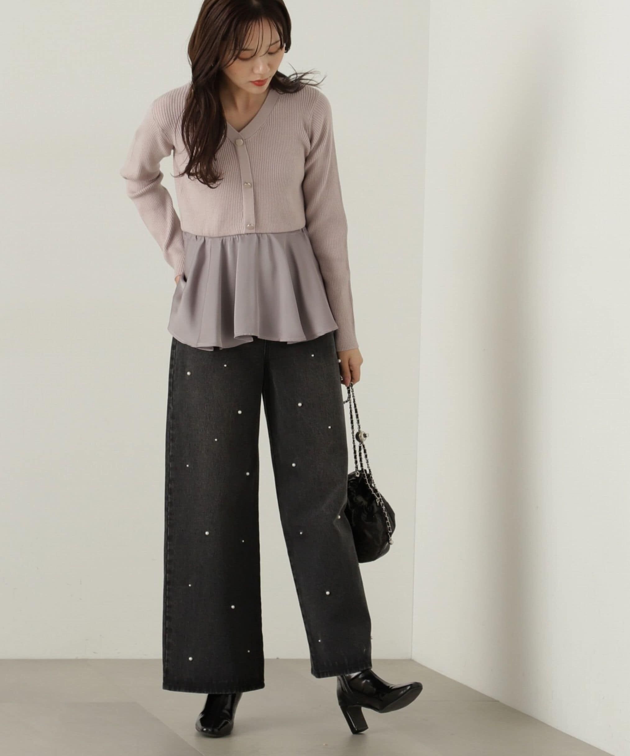 PROPORTION BODY DRESSING「ビジューデニムパンツ　24AW」|その他|