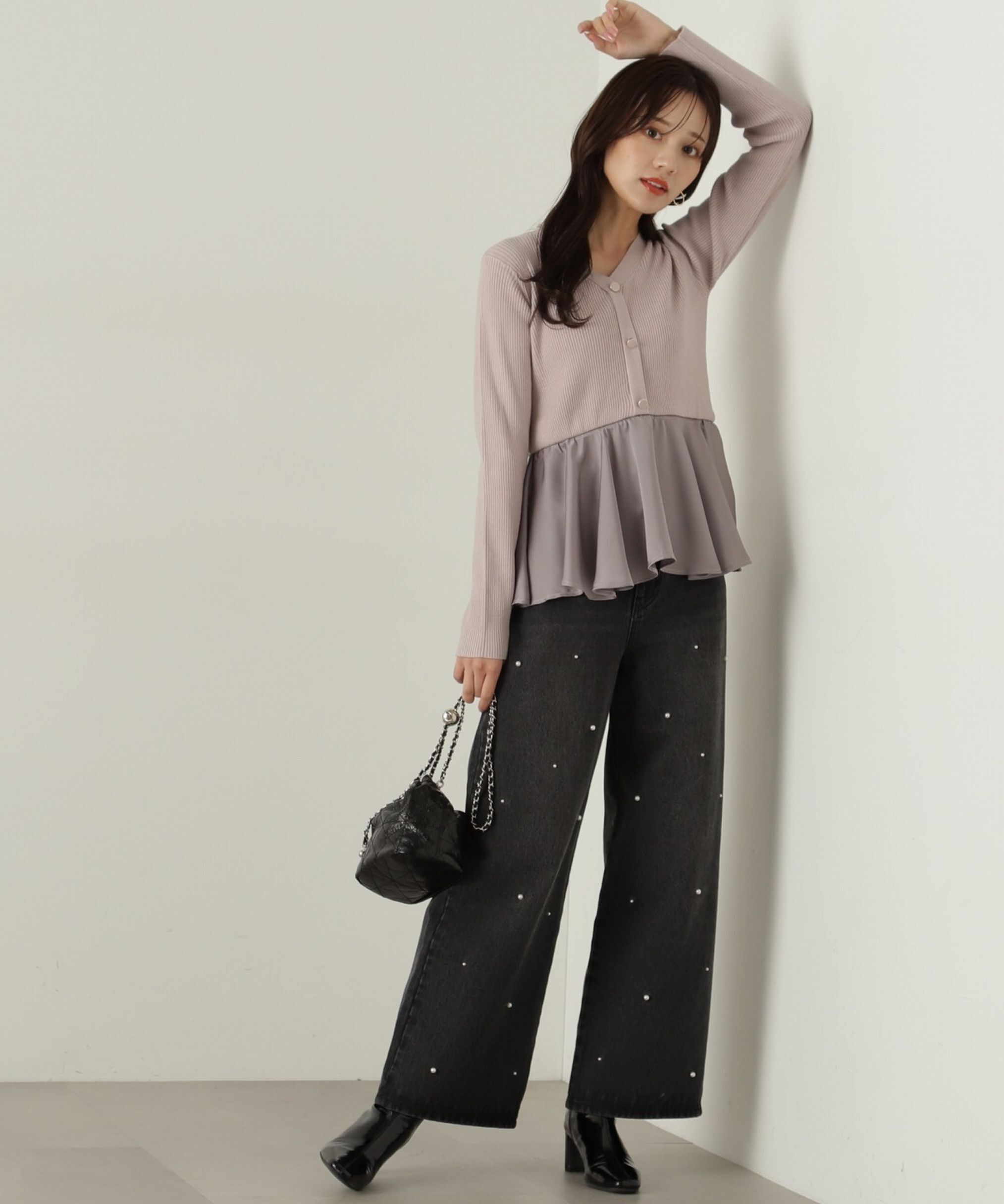 PROPORTION BODY DRESSING「ビジューデニムパンツ　24AW」|その他|