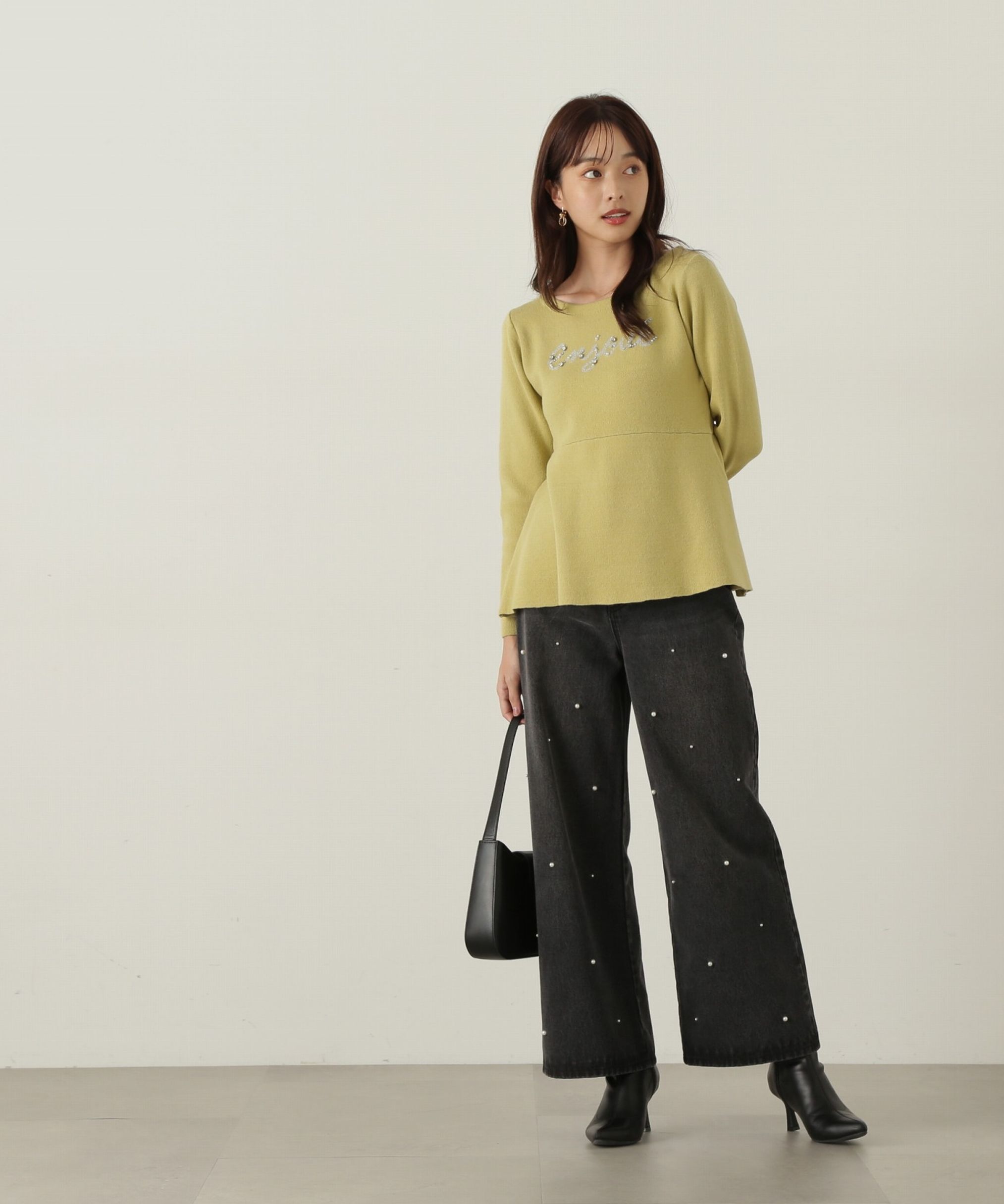 PROPORTION BODY DRESSING「ビジューデニムパンツ　24AW」|その他|