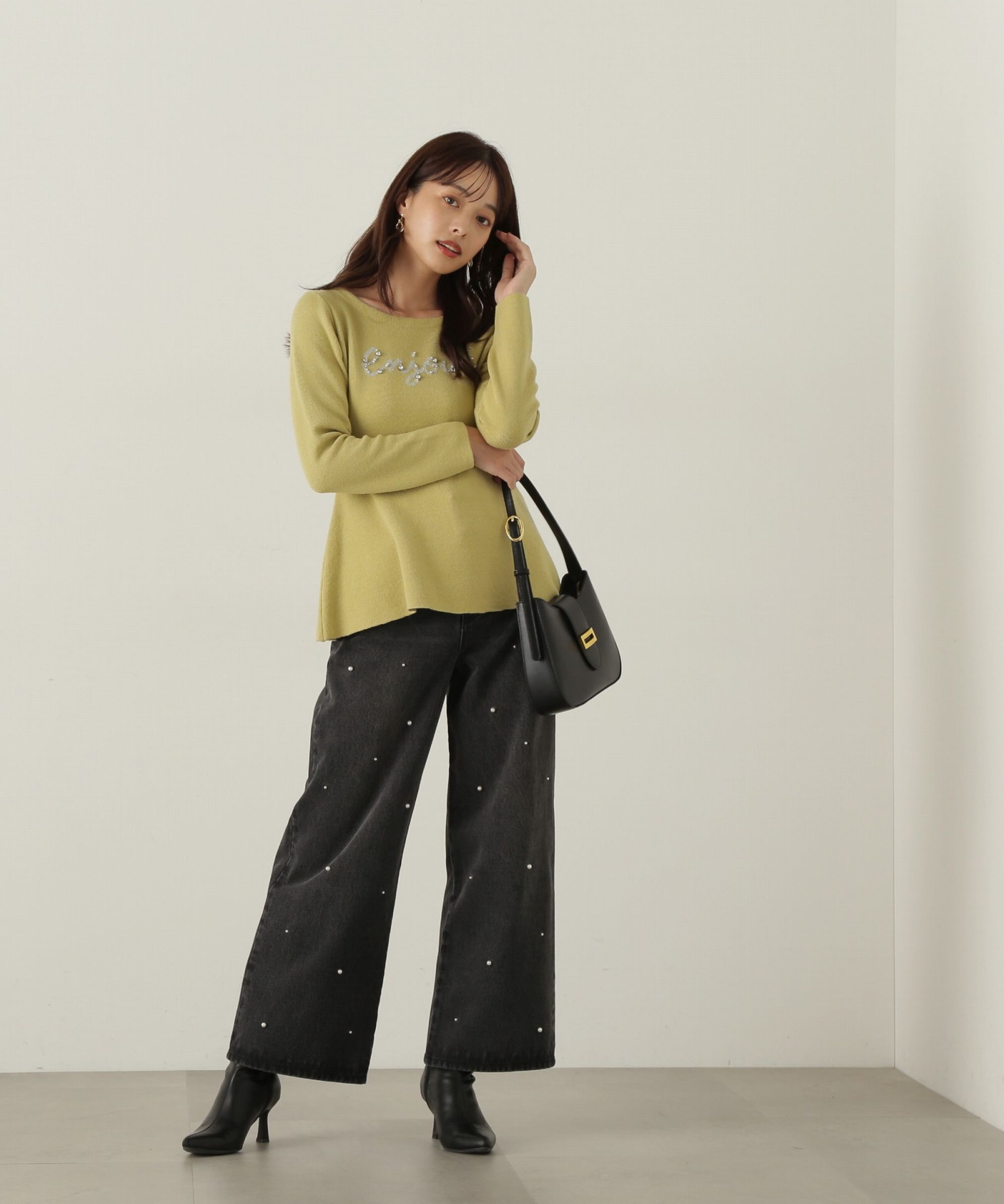 PROPORTION BODY DRESSING「ビジューデニムパンツ　24AW」|その他|