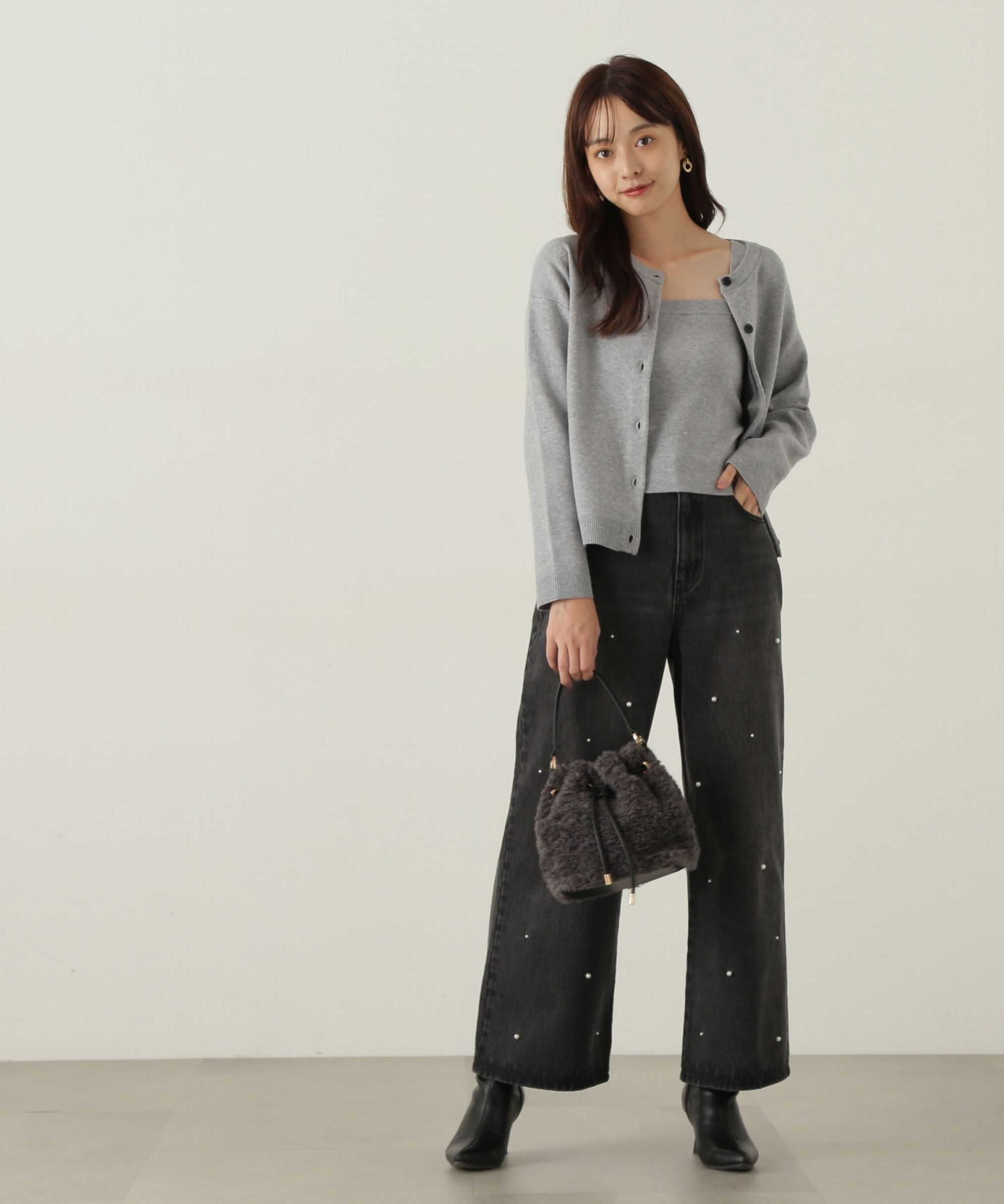 PROPORTION BODY DRESSING「ビジューデニムパンツ　24AW」|その他|