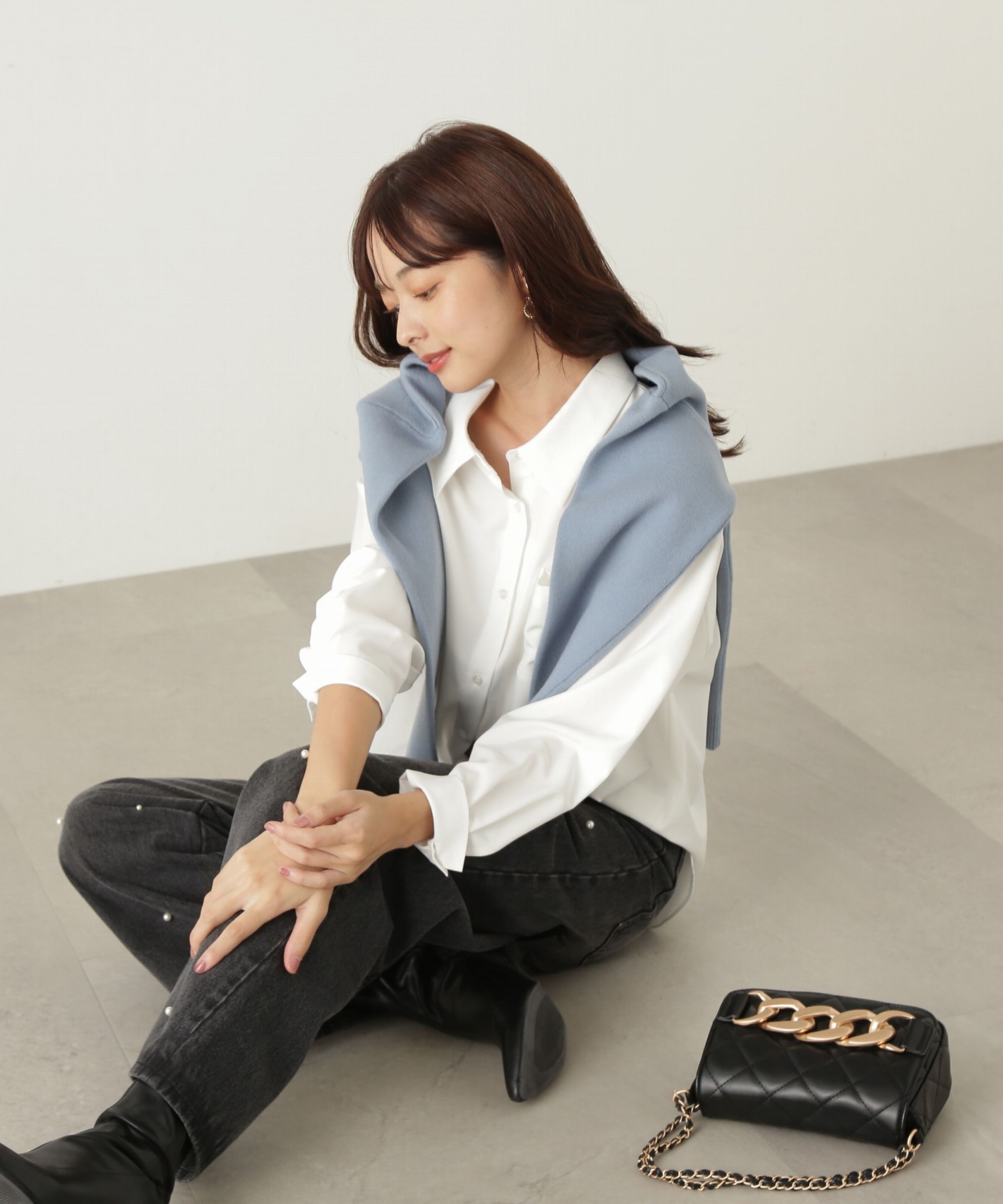 PROPORTION BODY DRESSING「ビジューデニムパンツ　24AW」|その他|