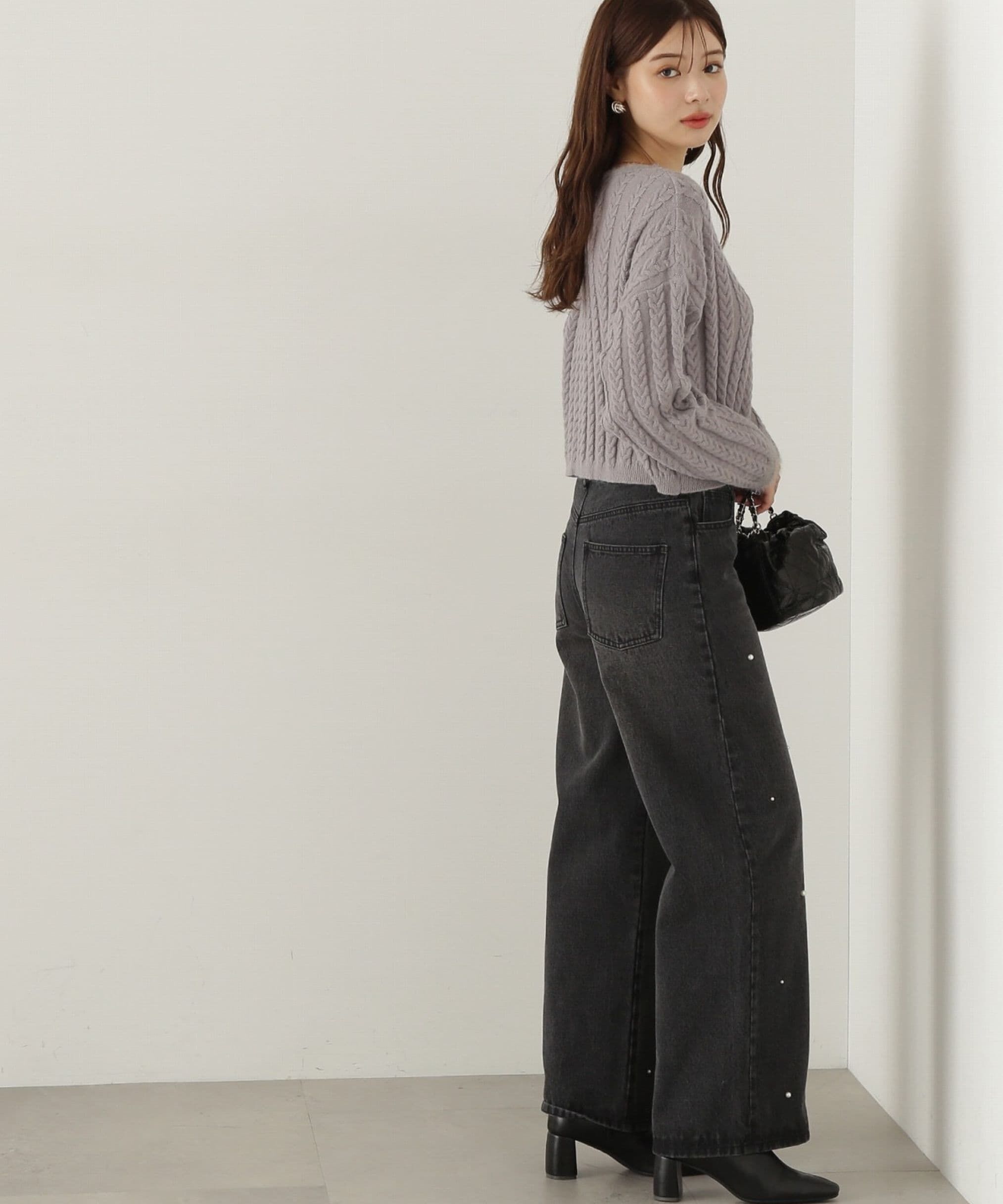 PROPORTION BODY DRESSING「ビジューデニムパンツ　24AW」|その他|