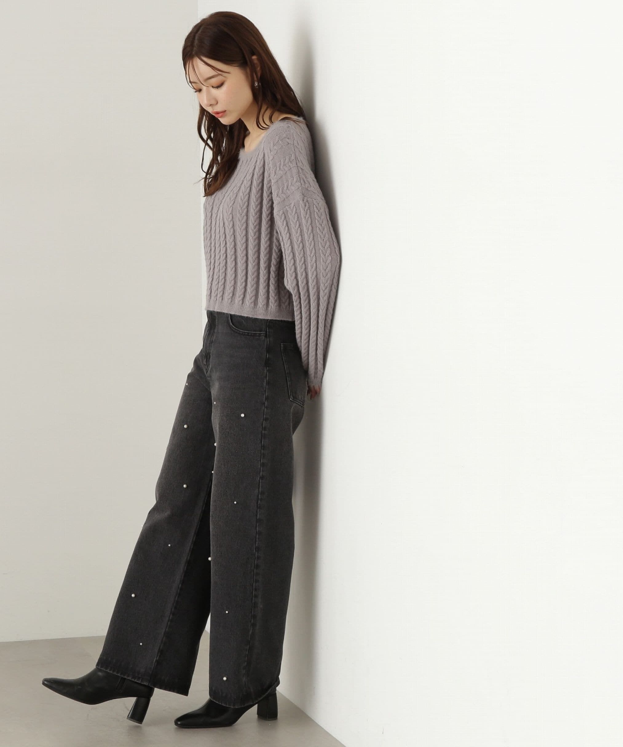 PROPORTION BODY DRESSING「ビジューデニムパンツ　24AW」|その他|