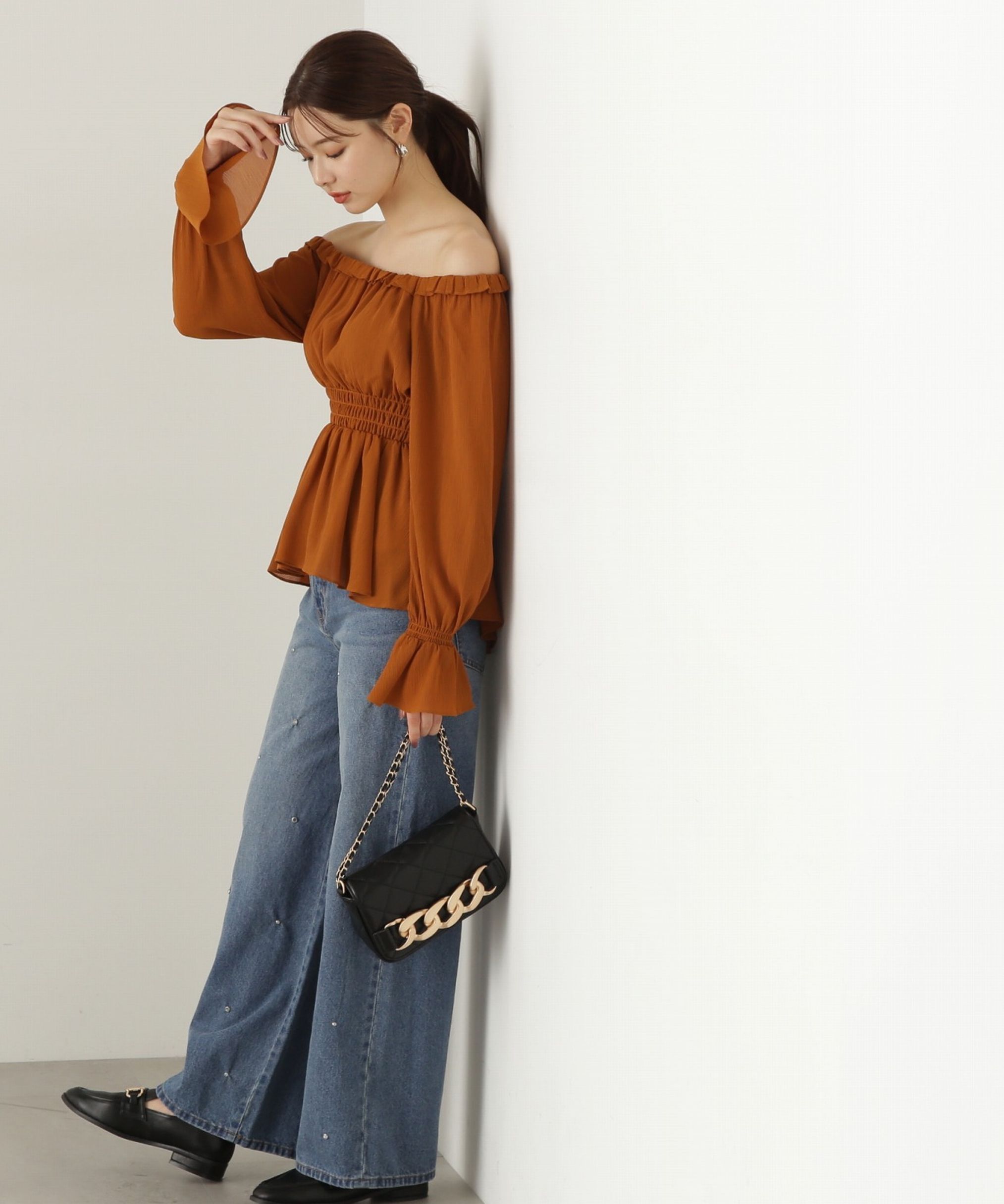 PROPORTION BODY DRESSING「ビジューデニムパンツ　24AW」|その他|