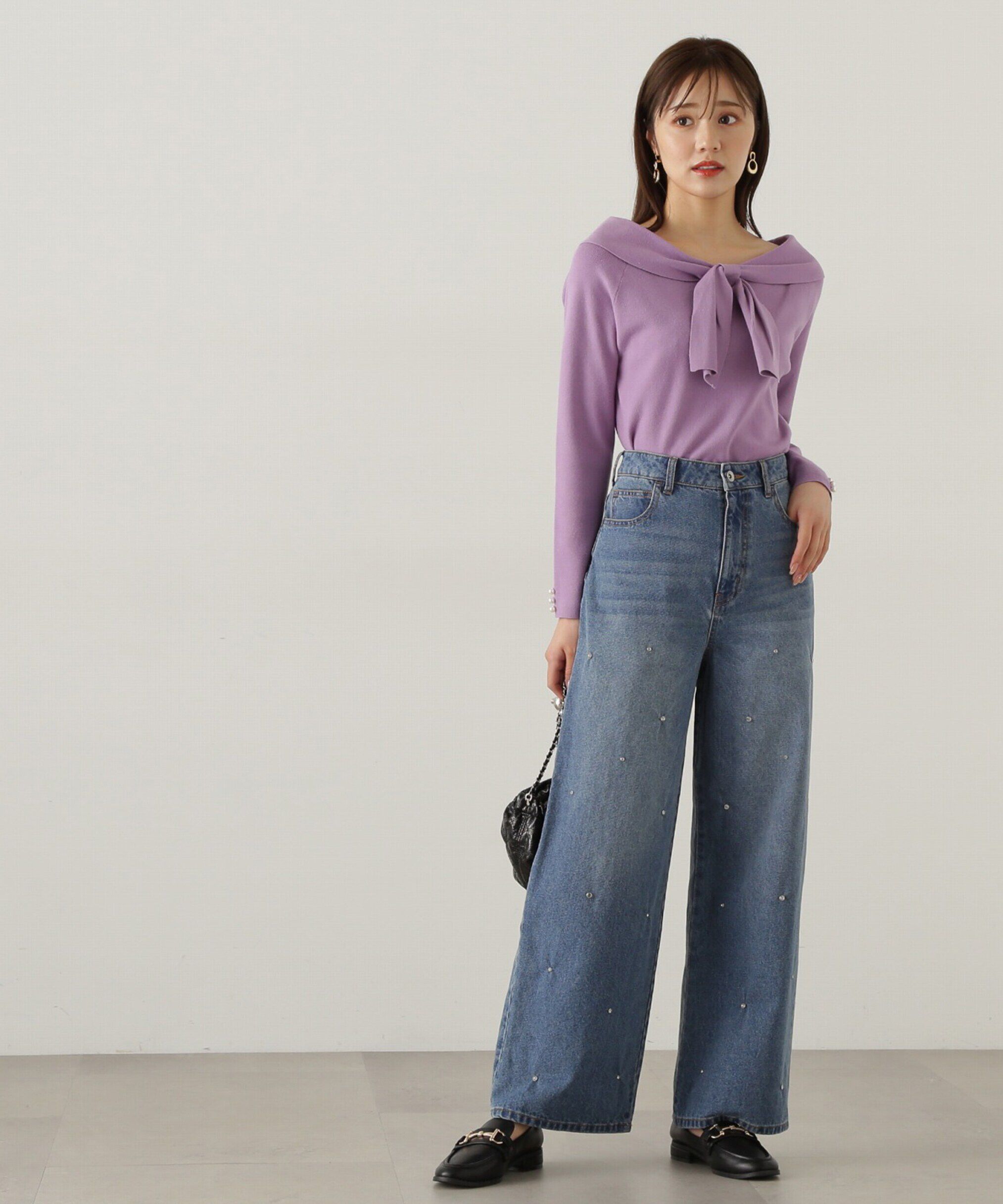 PROPORTION BODY DRESSING「ビジューデニムパンツ　24AW」|その他|