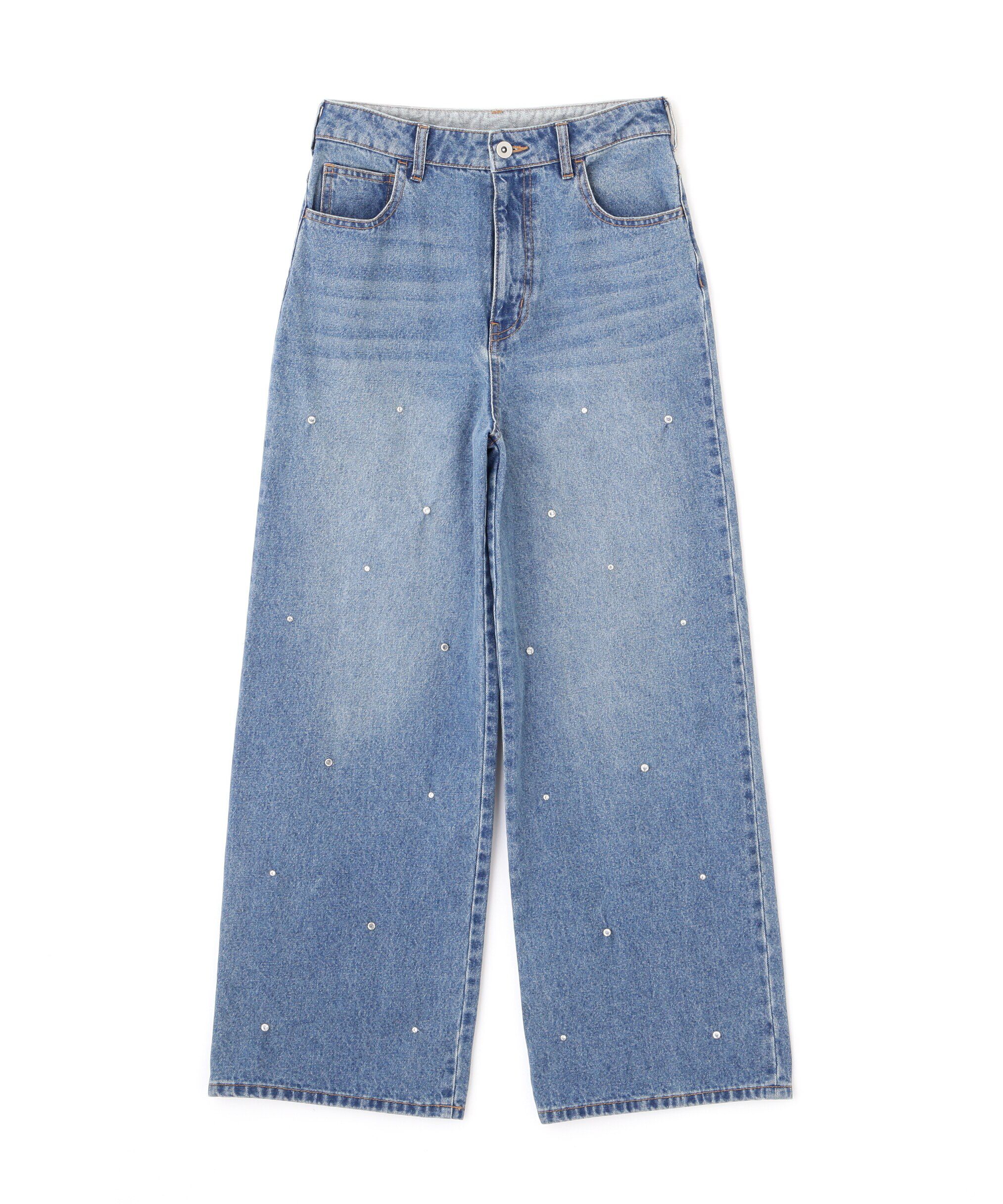 PROPORTION BODY DRESSING「ビジューデニムパンツ　24AW」|その他|