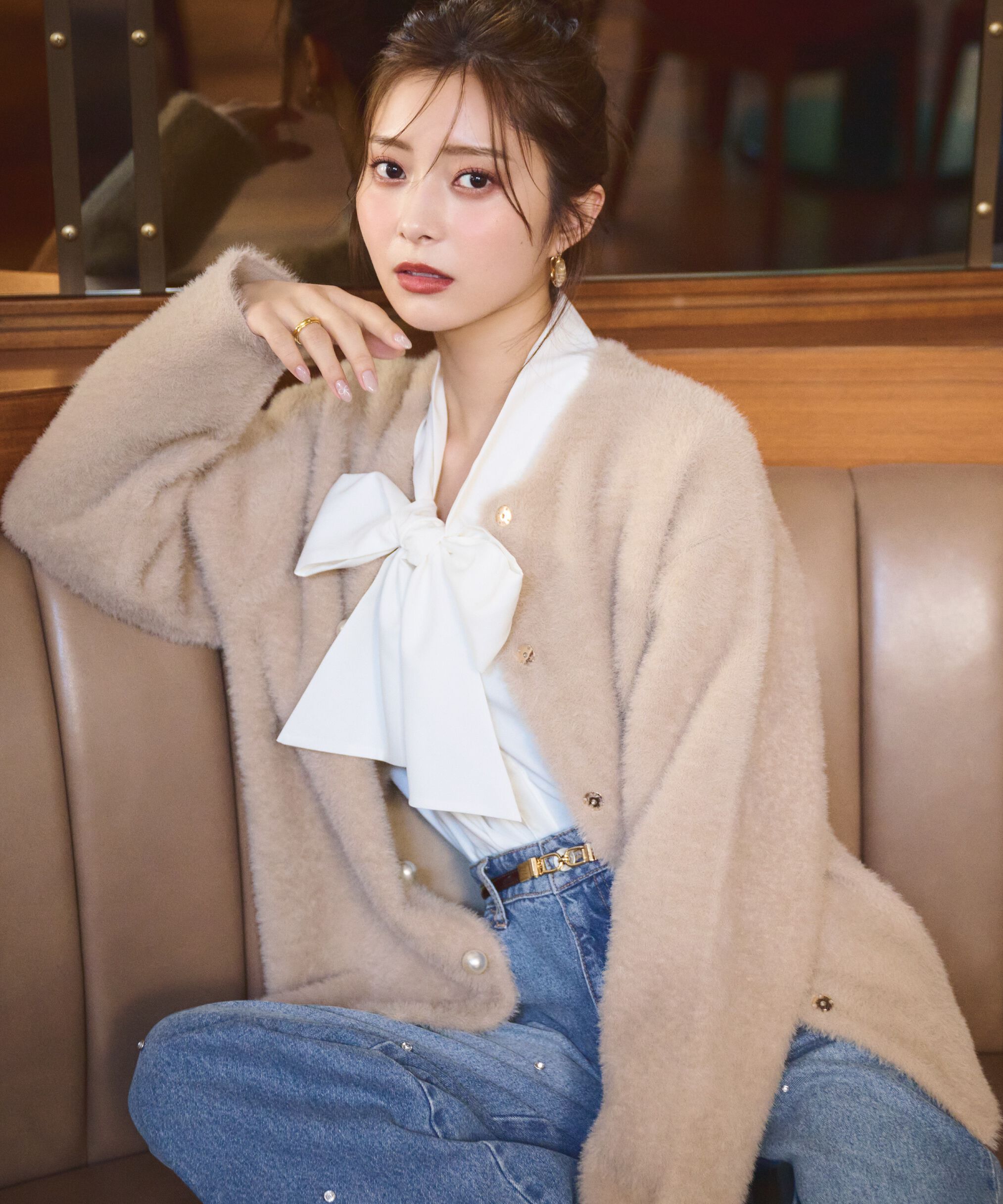 PROPORTION BODY DRESSING「ビジューデニムパンツ　24AW」|その他|