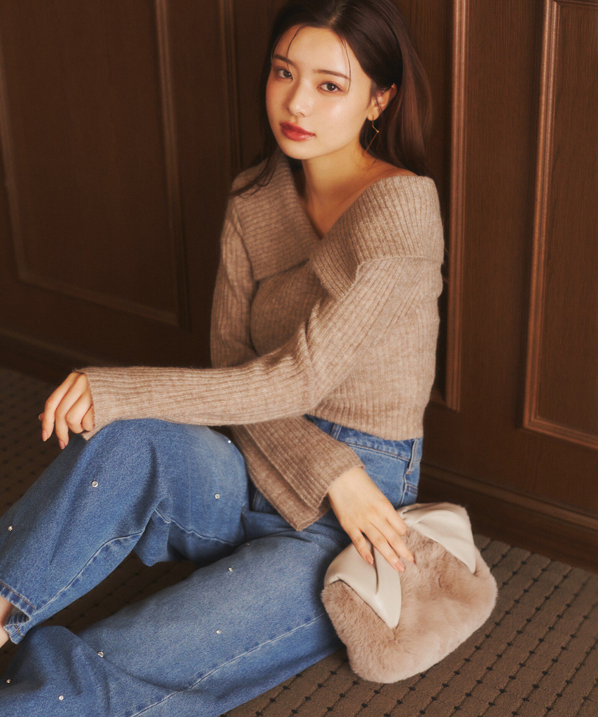 PROPORTION BODY DRESSING「ビジューデニムパンツ　24AW」|その他|