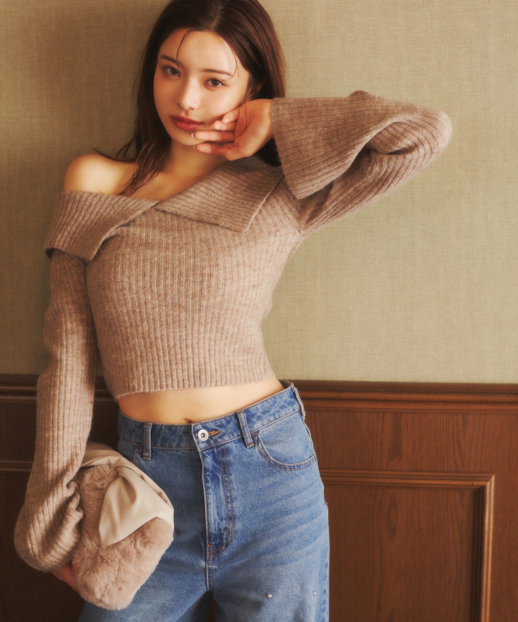 PROPORTION BODY DRESSING「ビジューデニムパンツ　24AW」|その他|