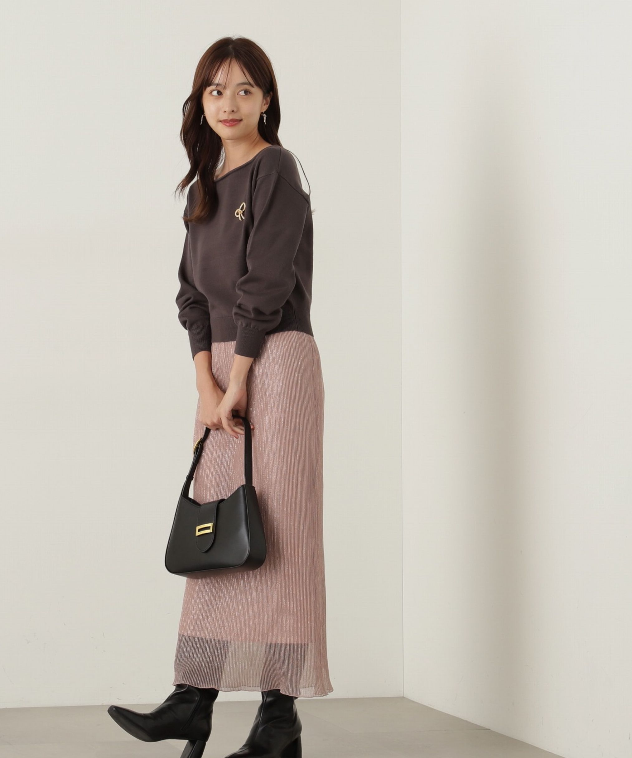 PROPORTION BODY DRESSING「キラキラプリーツナロースカート」|スカート|