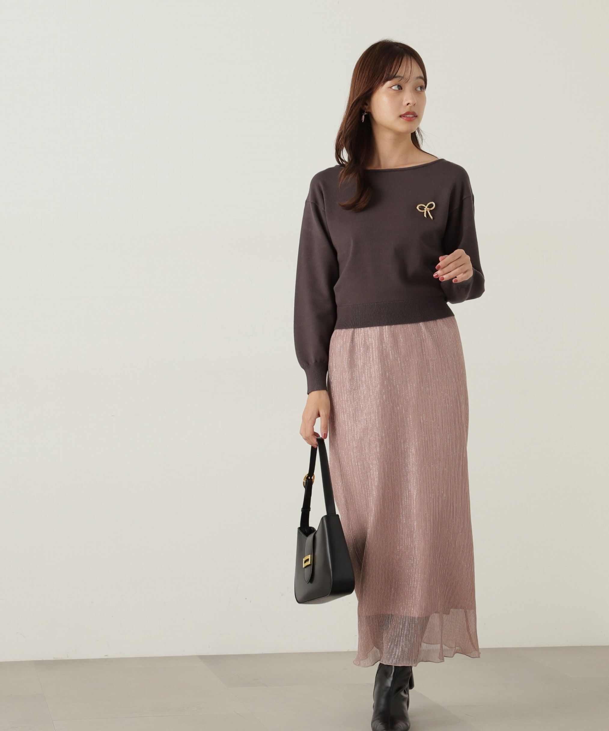 PROPORTION BODY DRESSING「キラキラプリーツナロースカート」|スカート|