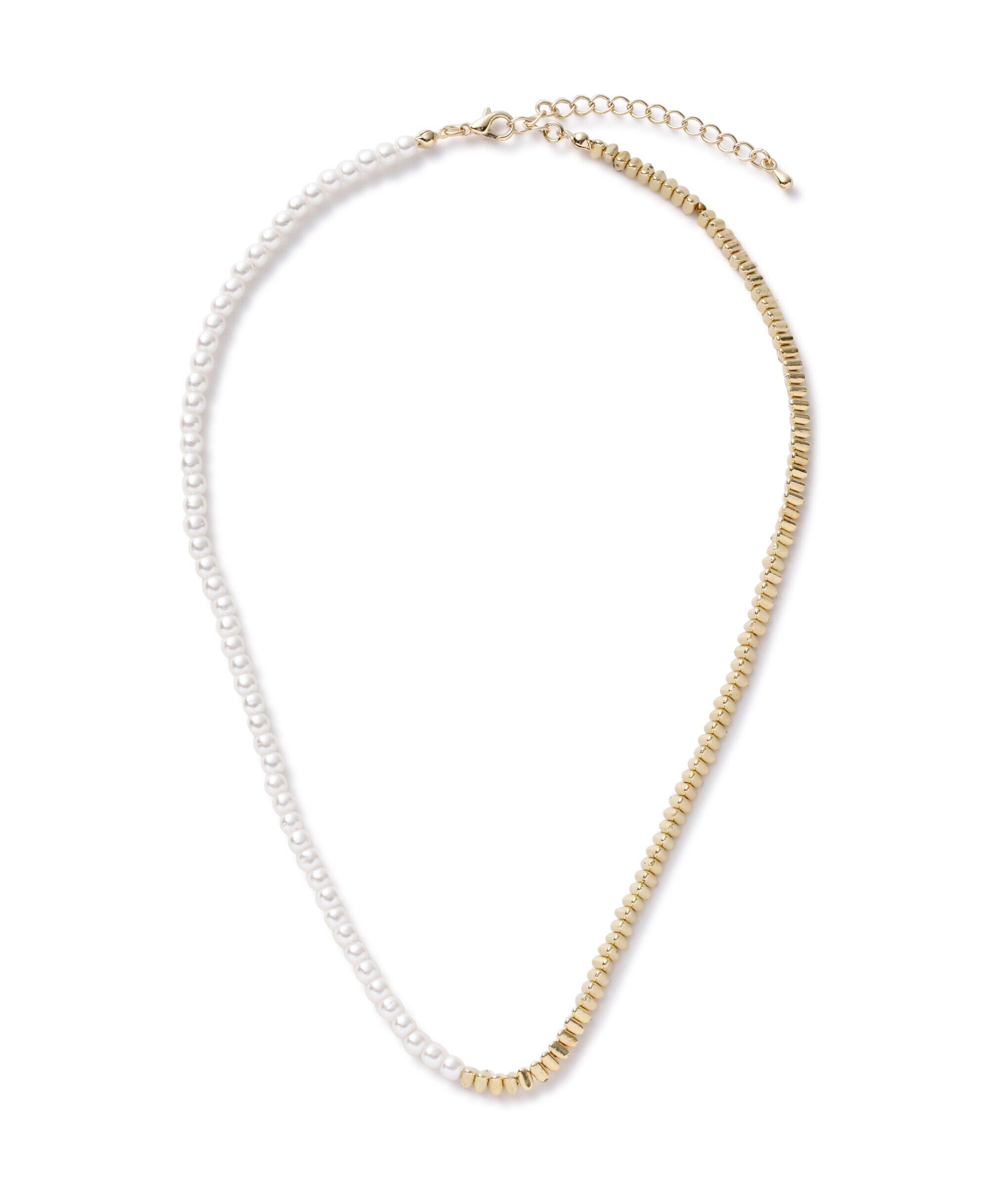 PROPORTION BODY DRESSING「パール&times;ゴールドミックスネックレス」|その他|