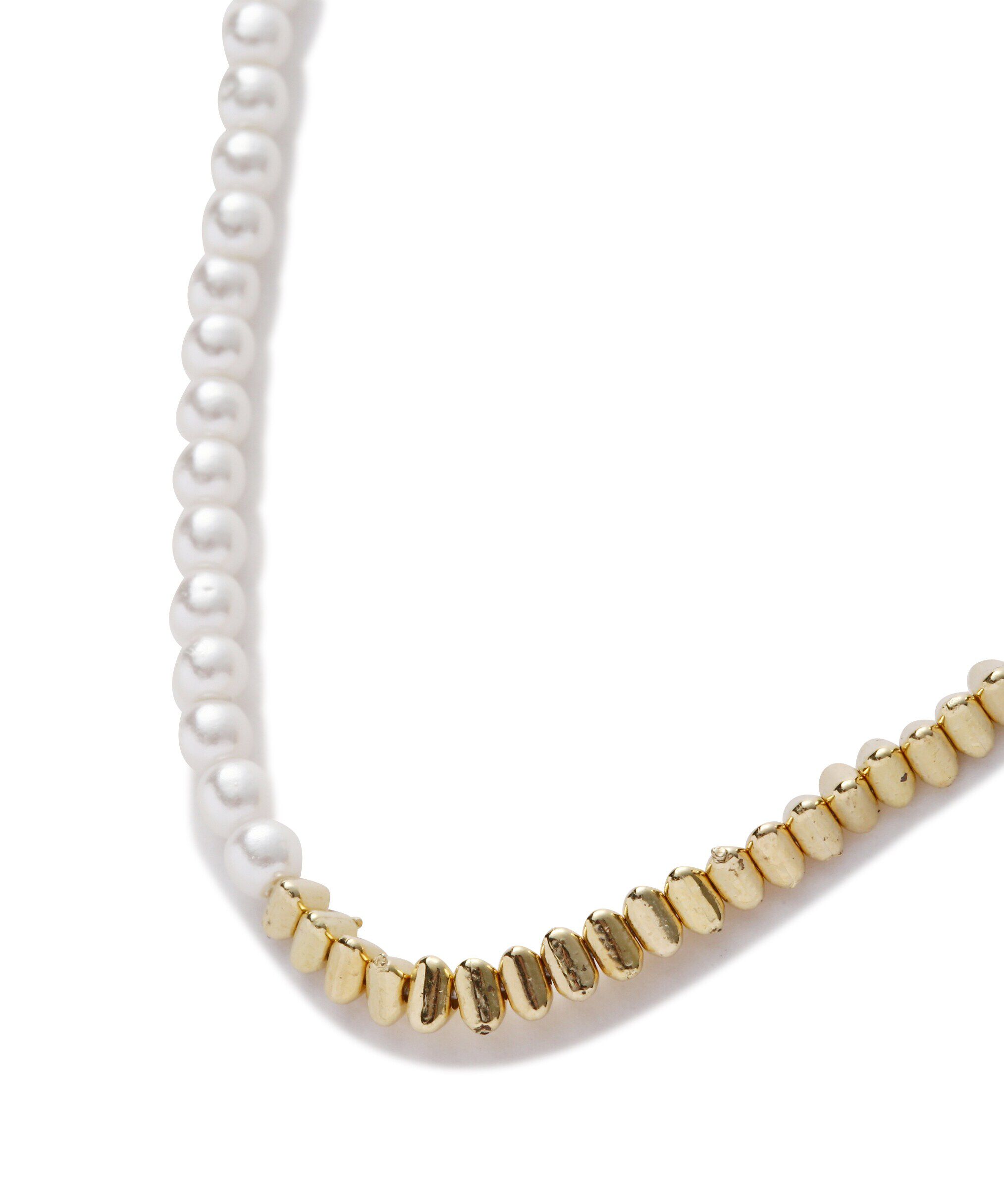 PROPORTION BODY DRESSING「パール&times;ゴールドミックスネックレス」|その他|