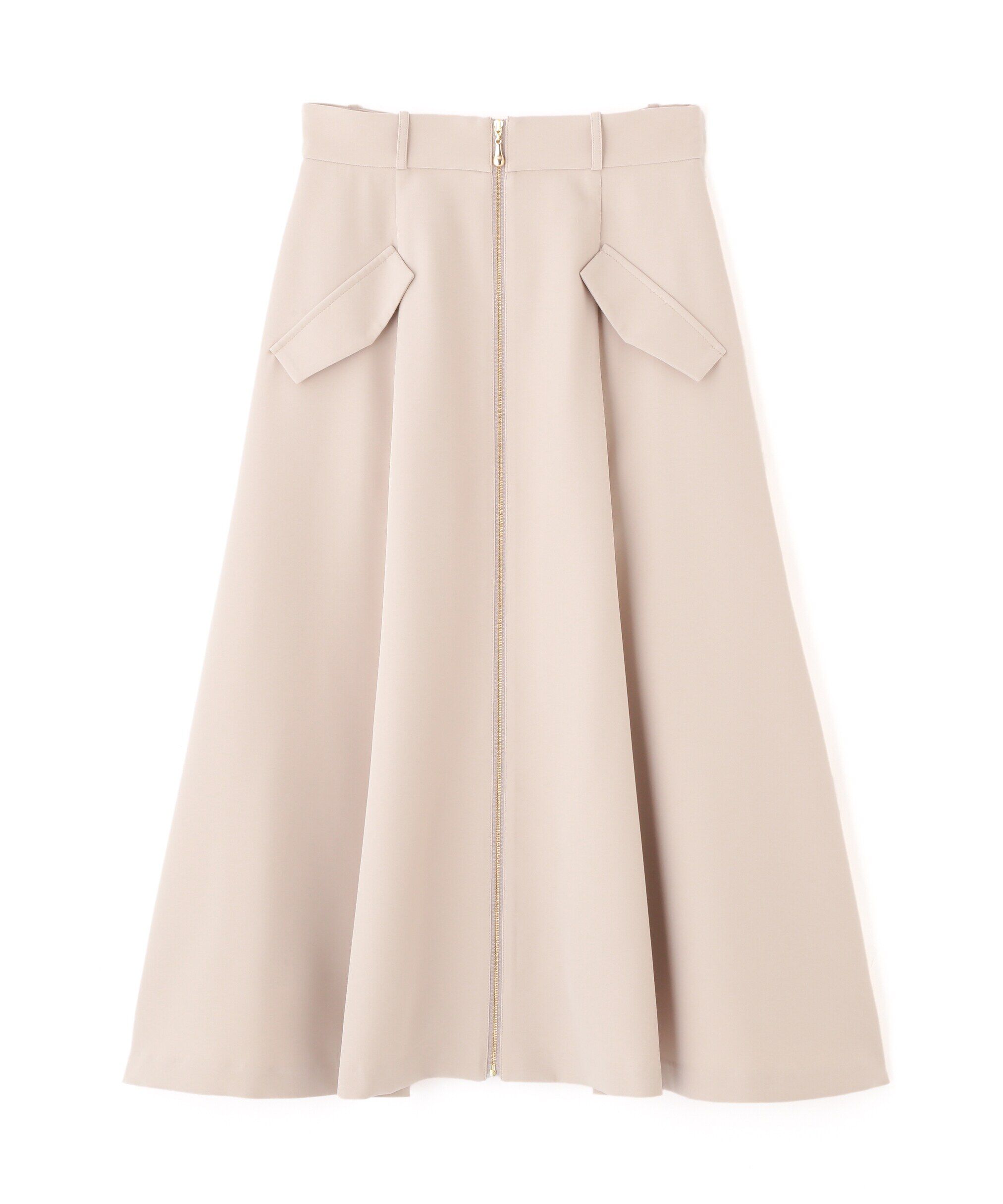 PROPORTION BODY DRESSING「フロントファスナーフレアスカート」|スカート|