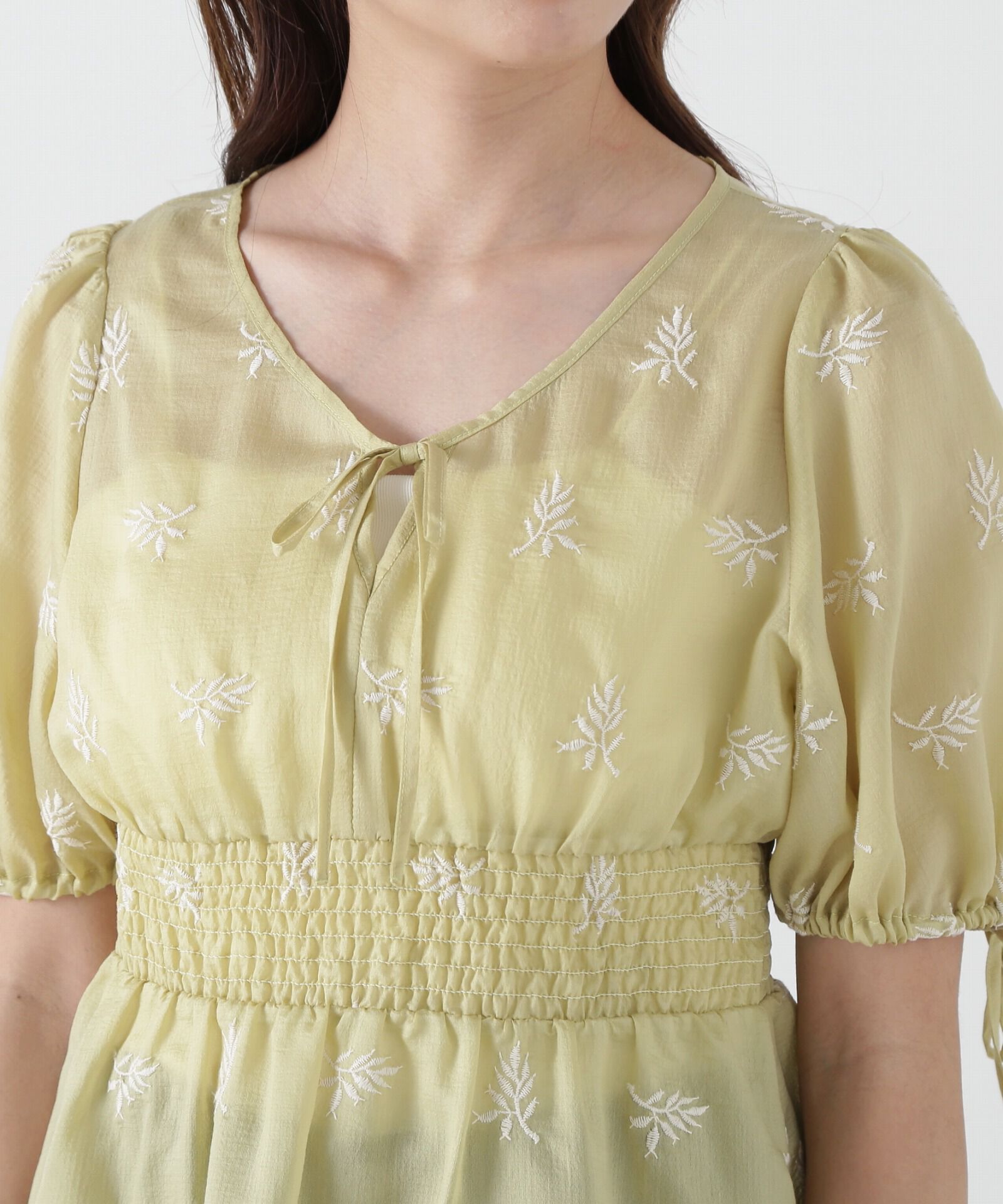 PROPORTION BODY DRESSING「花柄刺繍ブラウス」|シャツ・ブラウス|