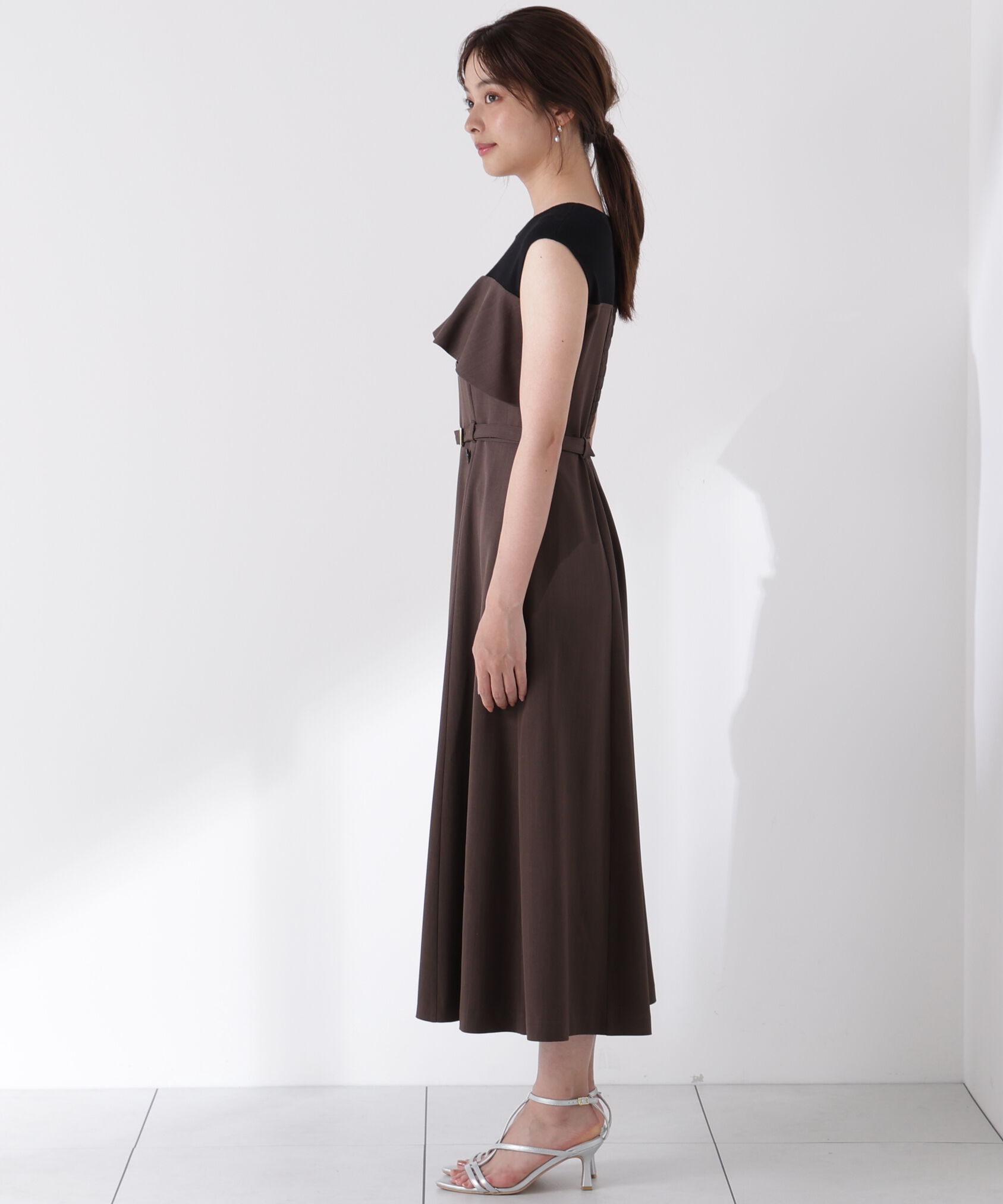 PROPORTION BODY DRESSING「ニットドッキングレイヤード風ワンピース」|ワンピース|