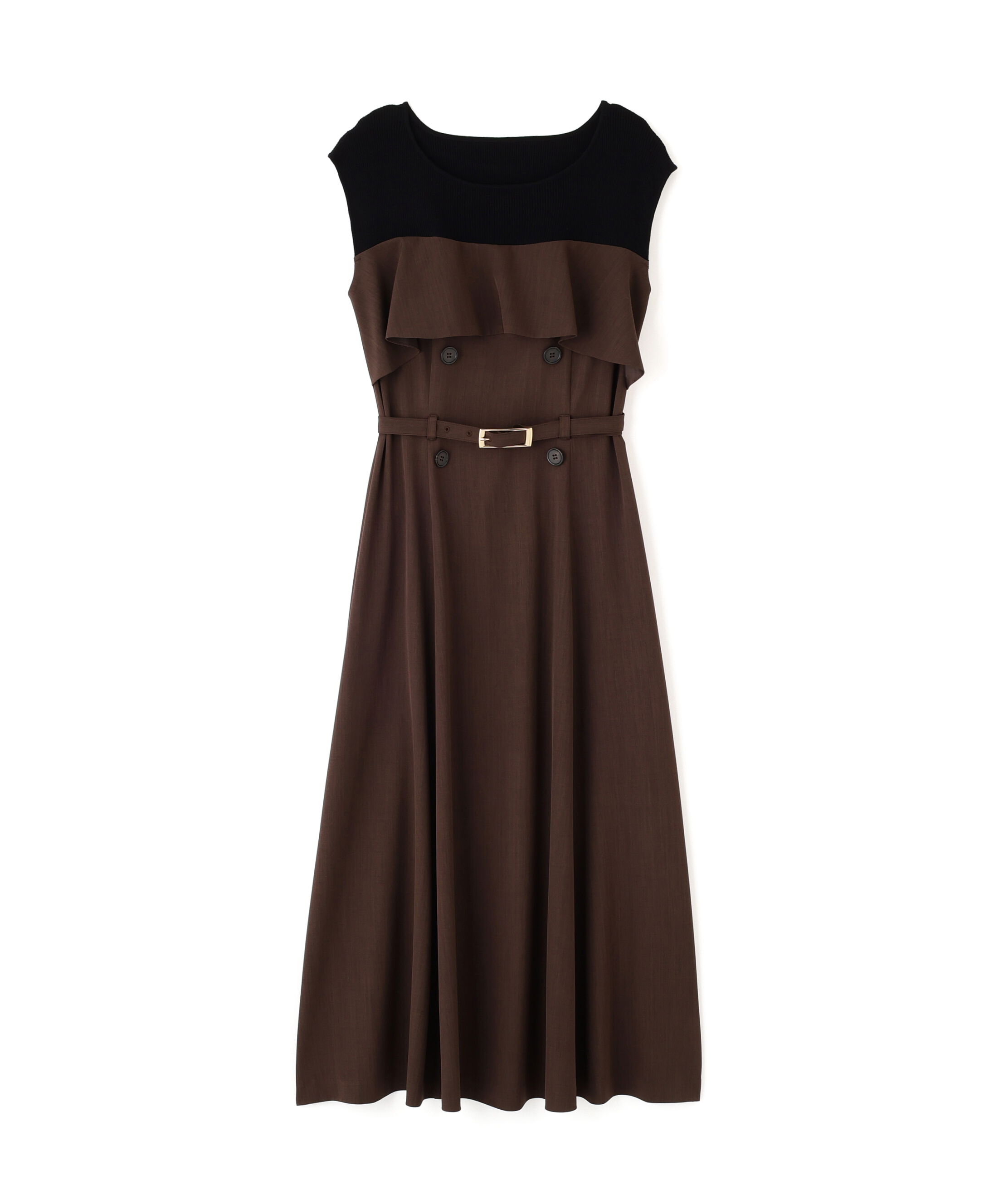 PROPORTION BODY DRESSING「ニットドッキングレイヤード風ワンピース」|ワンピース|