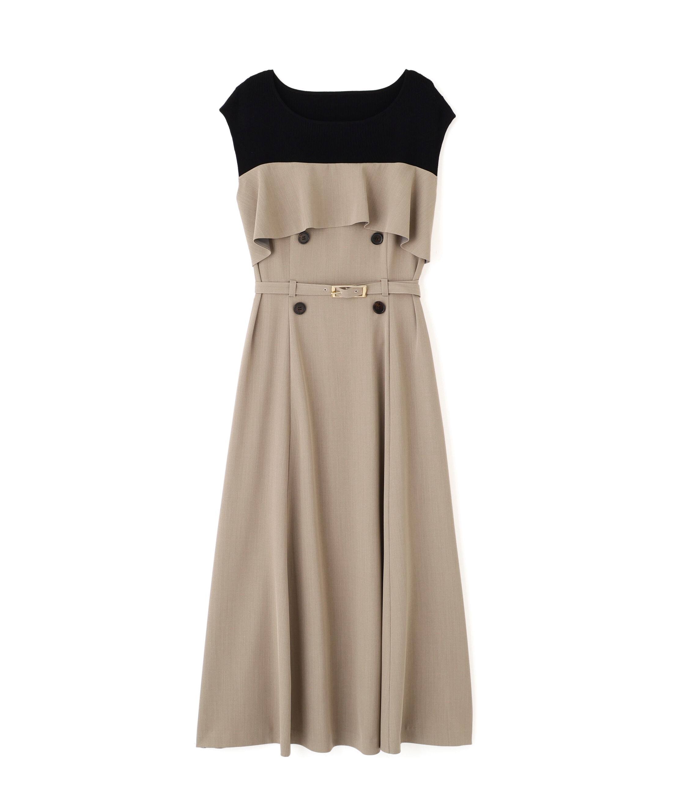 PROPORTION BODY DRESSING「ニットドッキングレイヤード風ワンピース」|ワンピース|